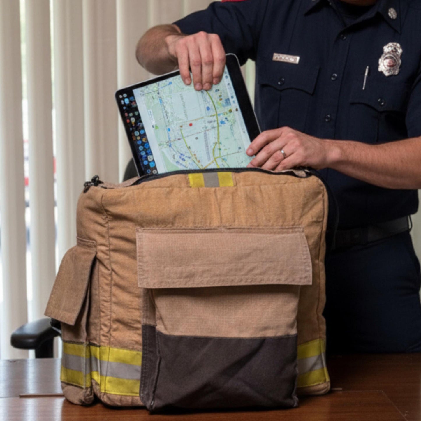 Firefighter Turnout Gear Messenger Bag