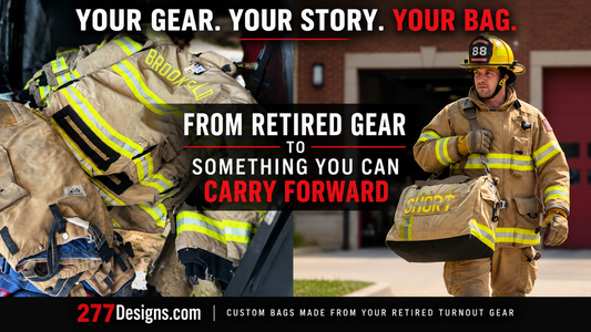 Turn Your Retired Firefighter Gear Into a Custom Bag