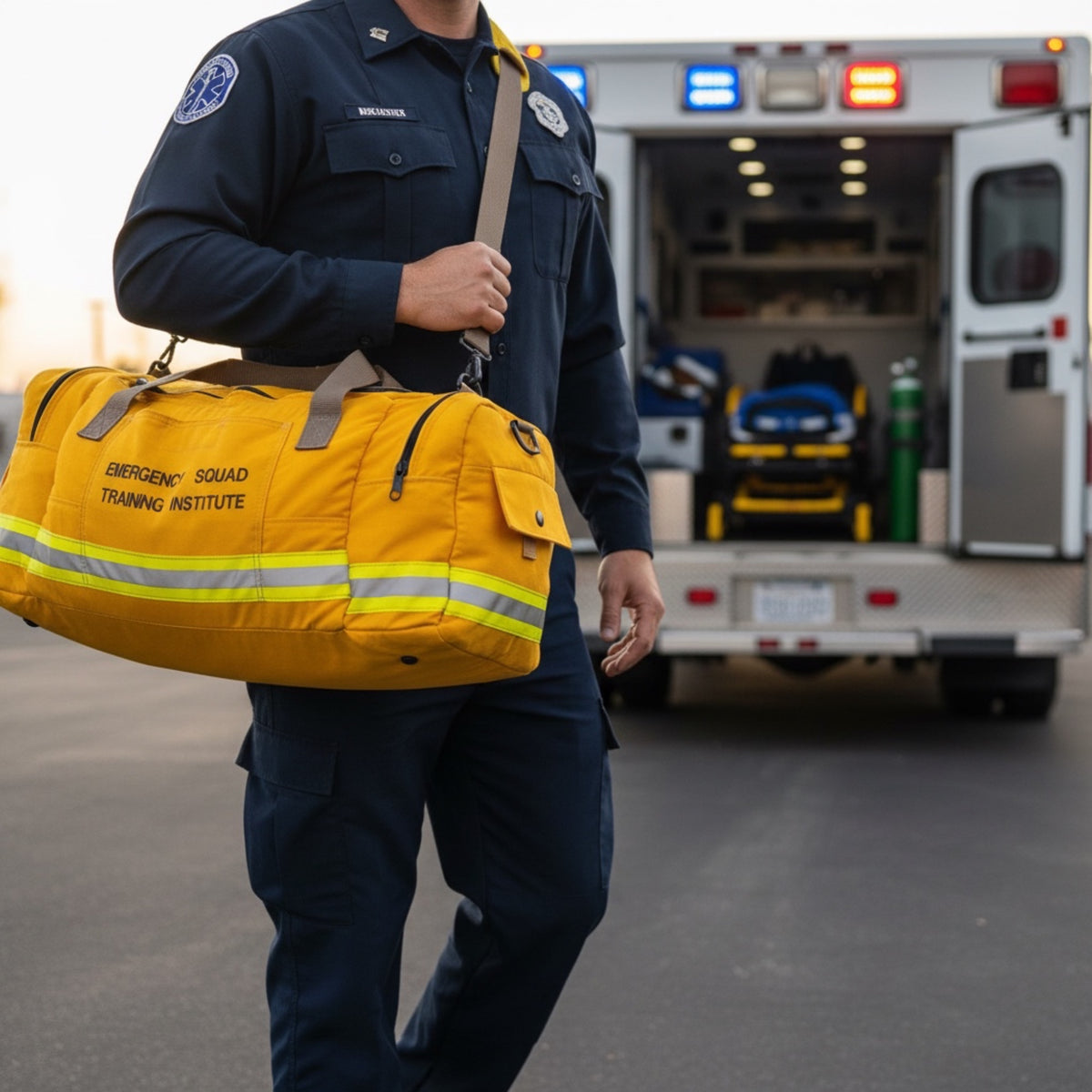EMS Paramedic Tool Bag Made From Authentic Retired Firefighter Gear