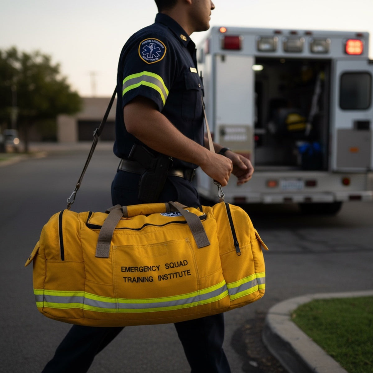 EMS Paramedic Tool Bag Made From Authentic Retired Firefighter Gear