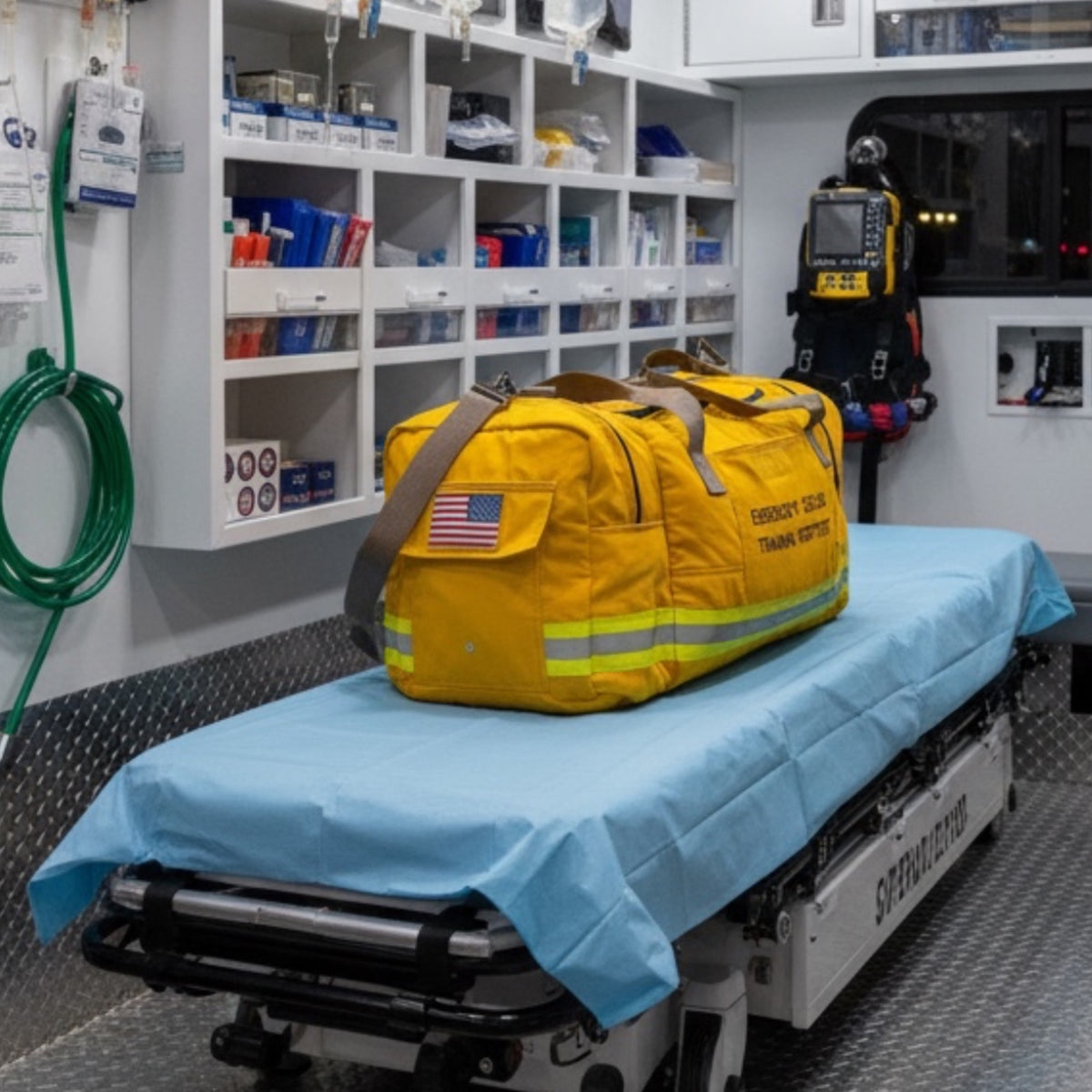 EMS Paramedic Tool Bag Made From Authentic Retired Firefighter Gear