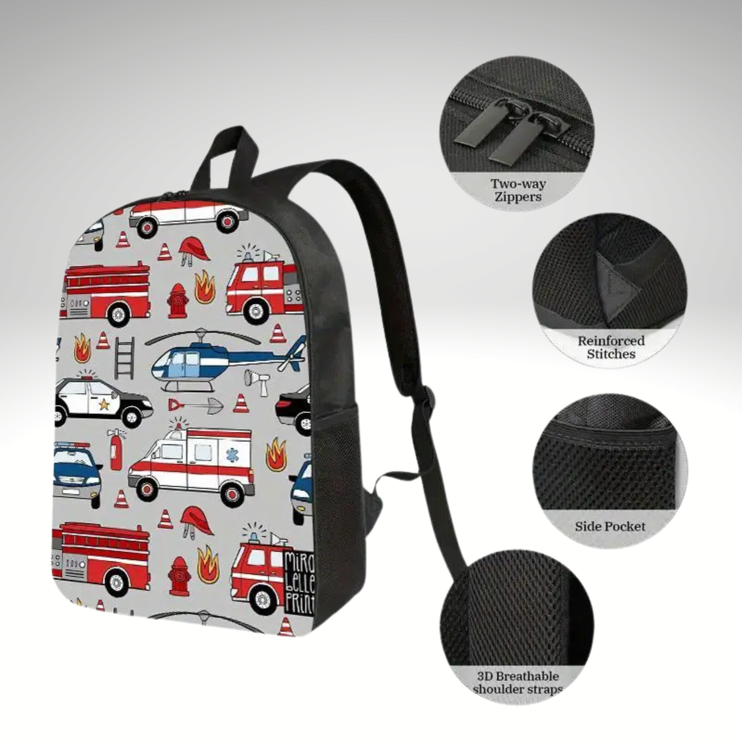 First Responder Backpack for Toddler