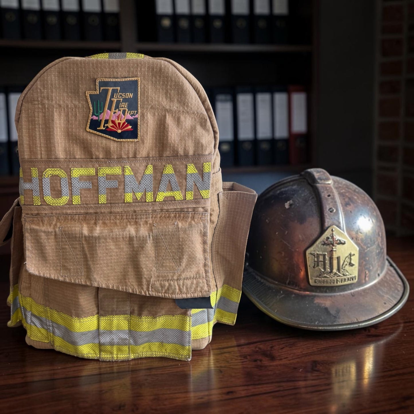 Personalized Firefighter Backpack | Custom Fire Gear Backpack Gift
