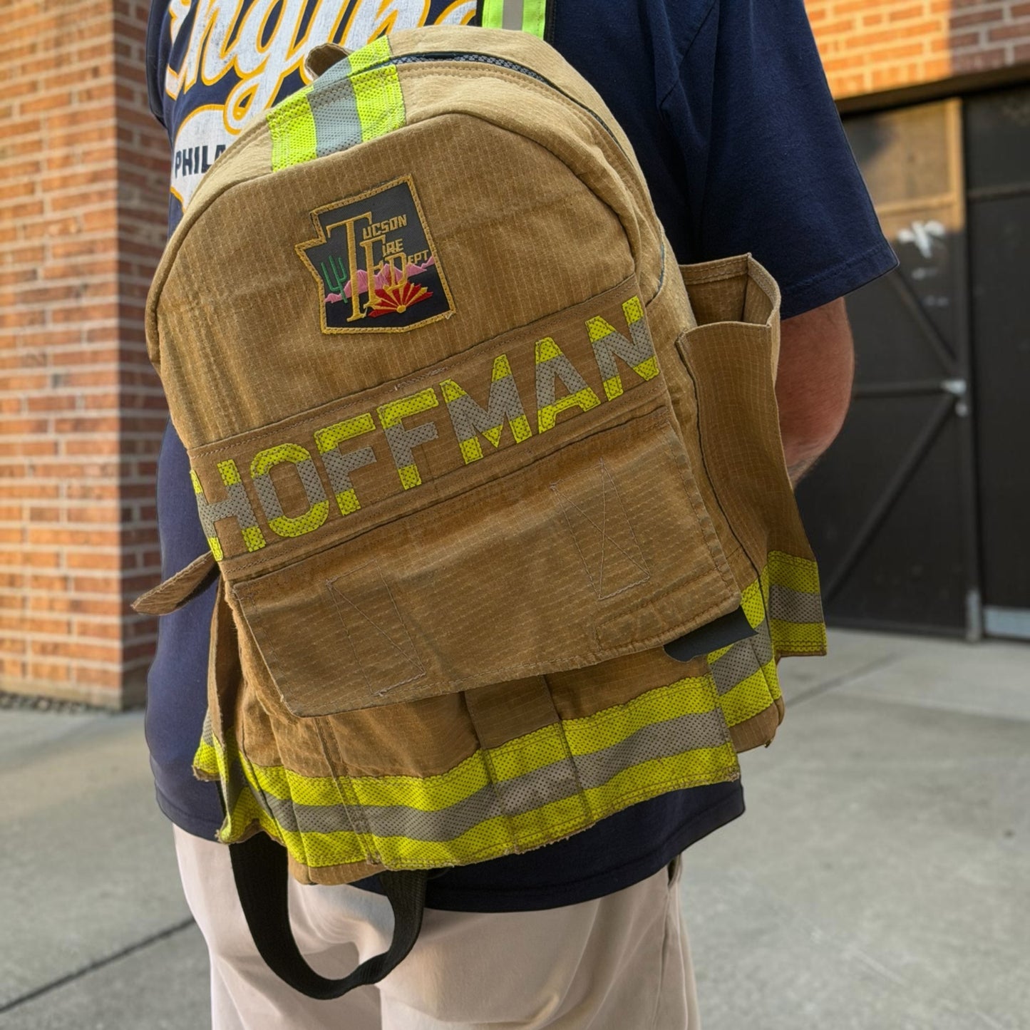 Personalized Firefighter Backpack | Custom Fire Gear Backpack Gift