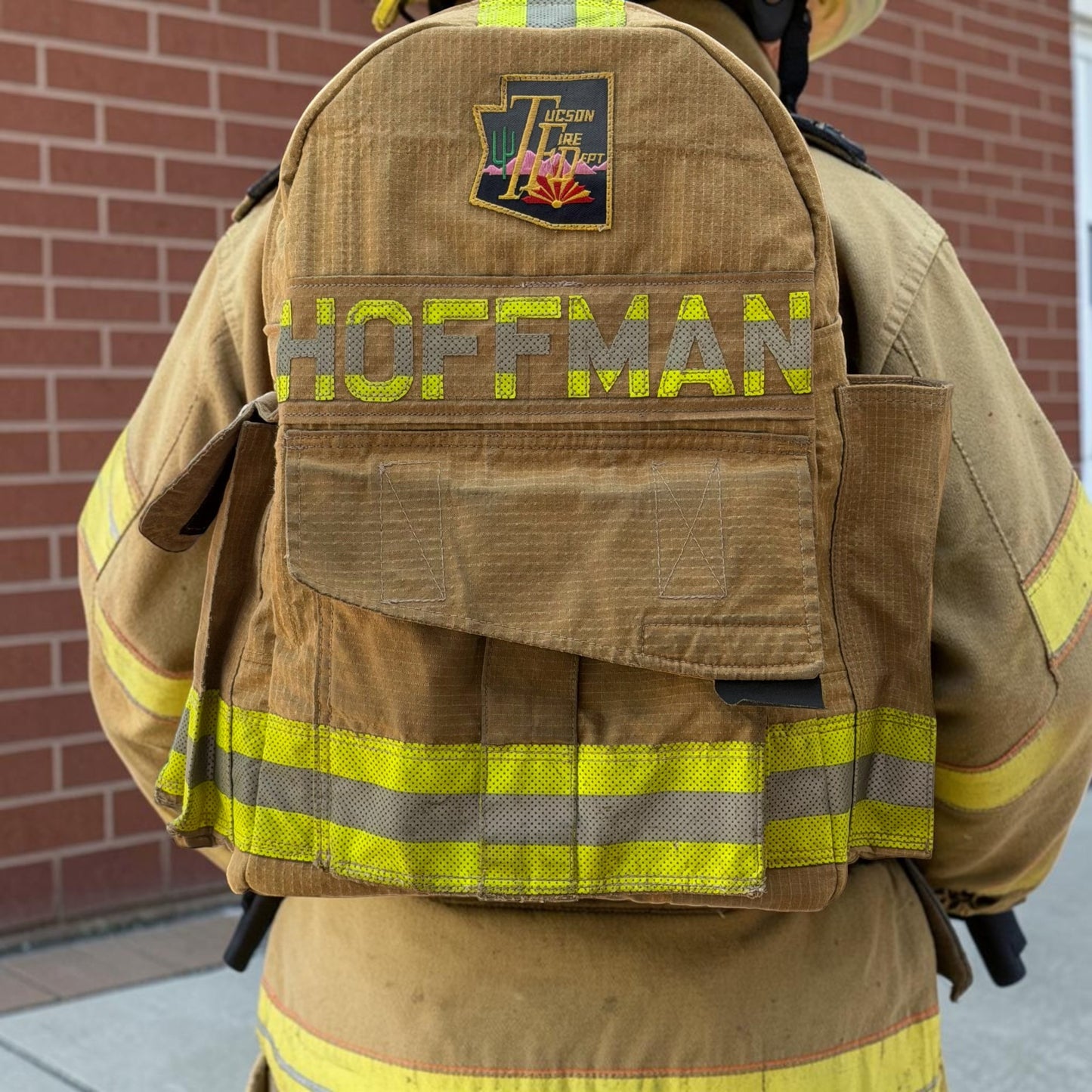Personalized Firefighter Backpack | Custom Fire Gear Backpack Gift