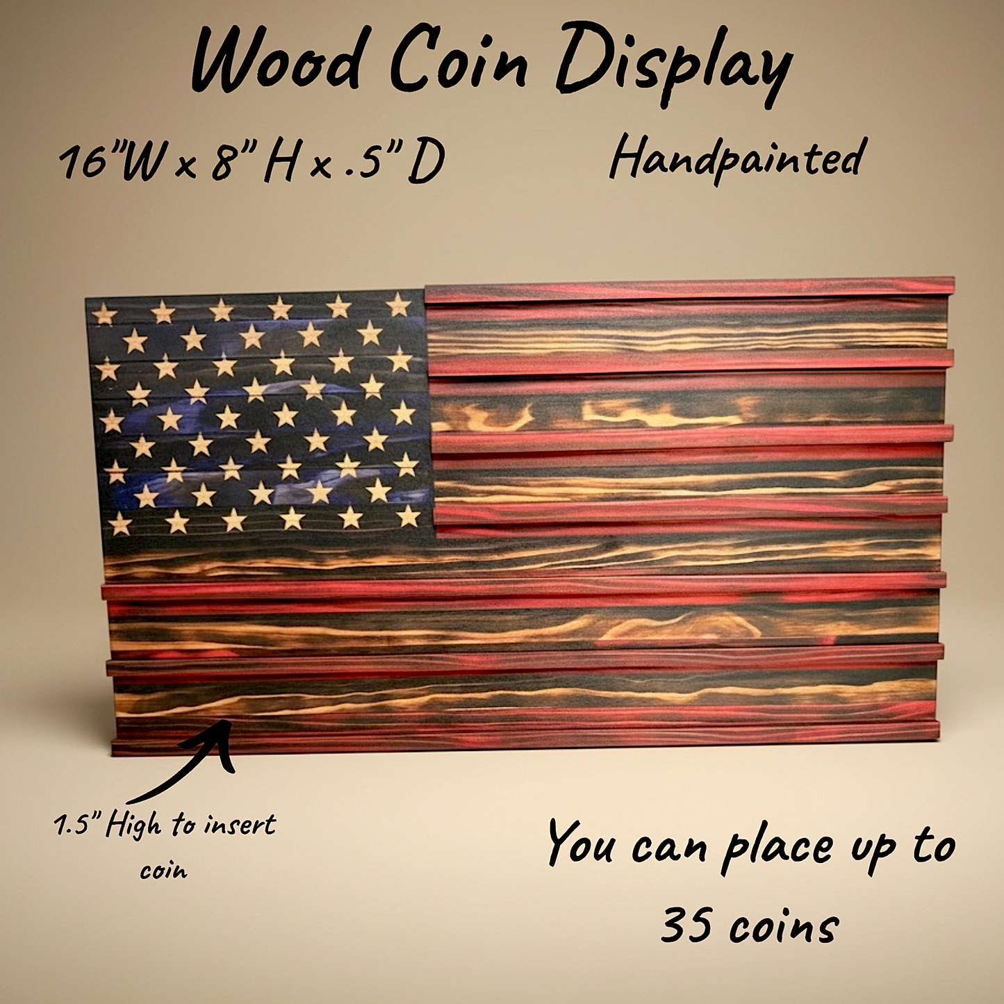 Firefighter Challenge Coin Rack – First Responder Wall Decor