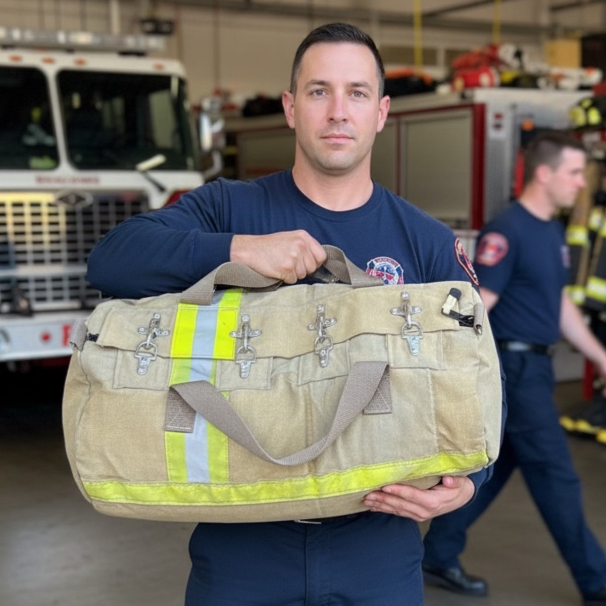 Firefighter Tool Duffle Bag | Handmade from Authentic Retired Turnout Gear