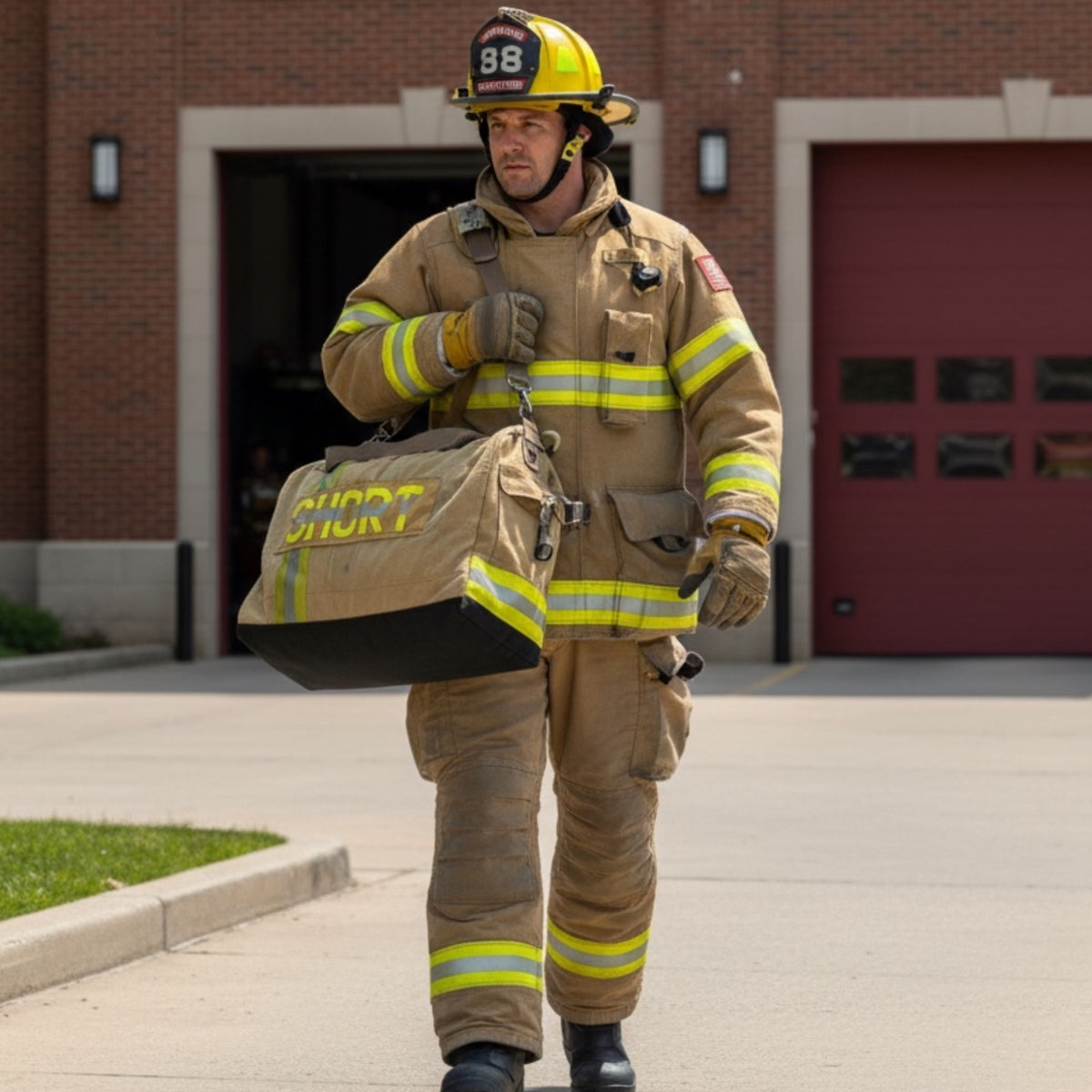 Firefighter Tool Duffle Bag | Handmade from Authentic Retired Turnout Gear