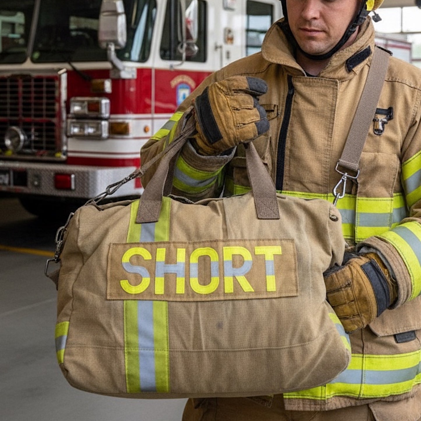 Firefighter Tool Duffle Bag | Handmade from Authentic Retired Turnout Gear