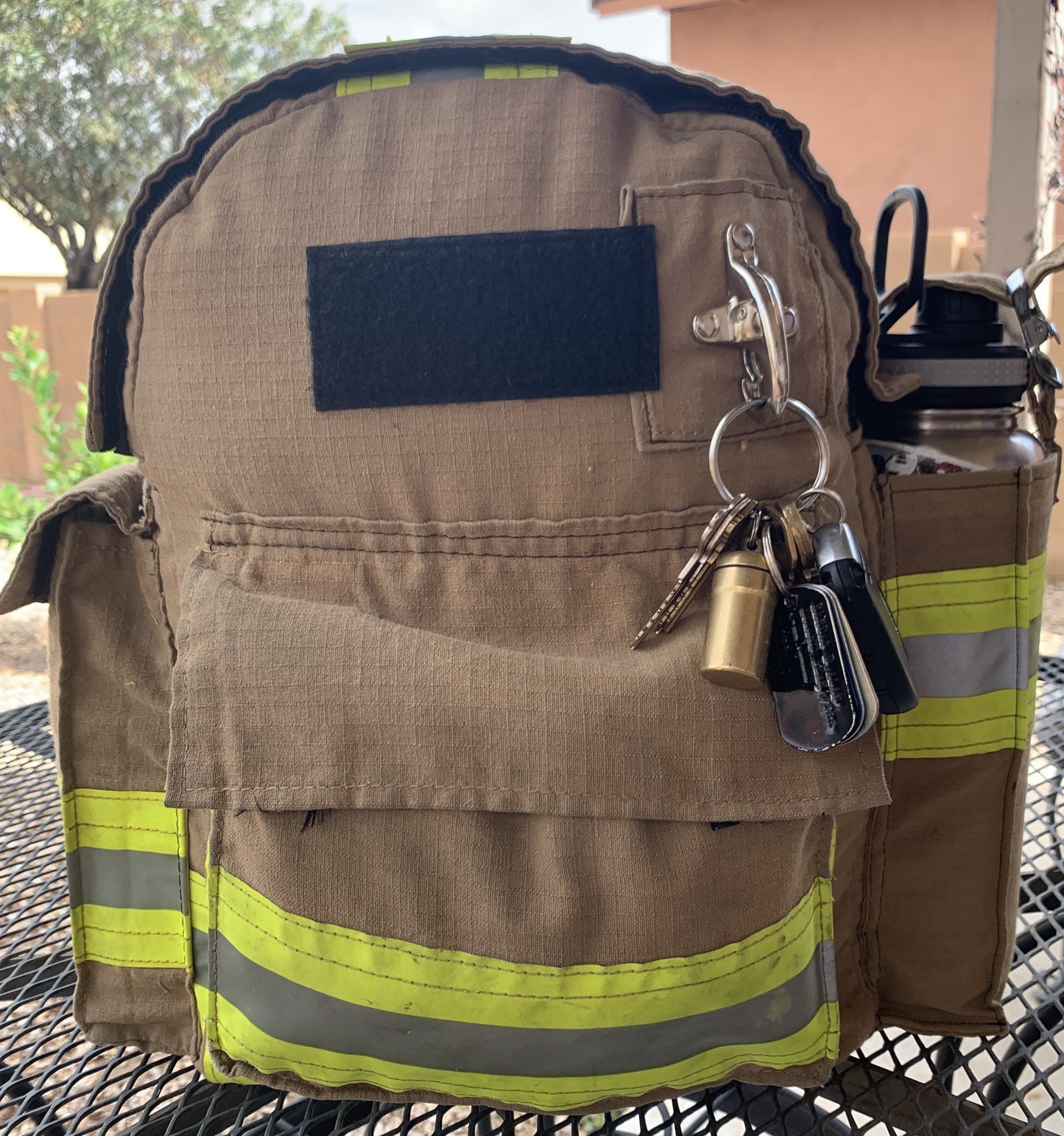Custom Firefighter Gear Backpack – Handmade Turnout Travel Bag