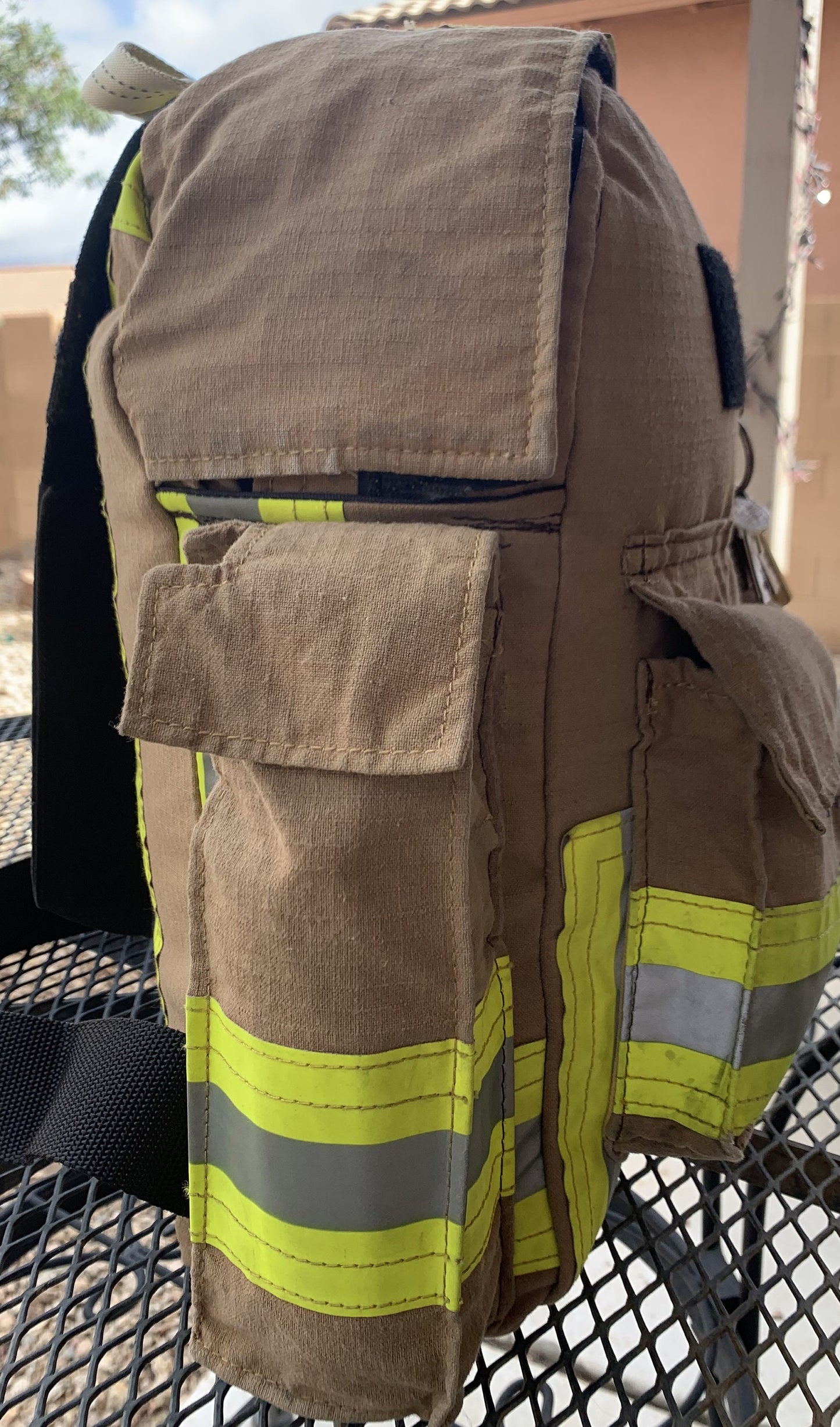 Custom Firefighter Gear Backpack – Handmade Turnout Travel Bag