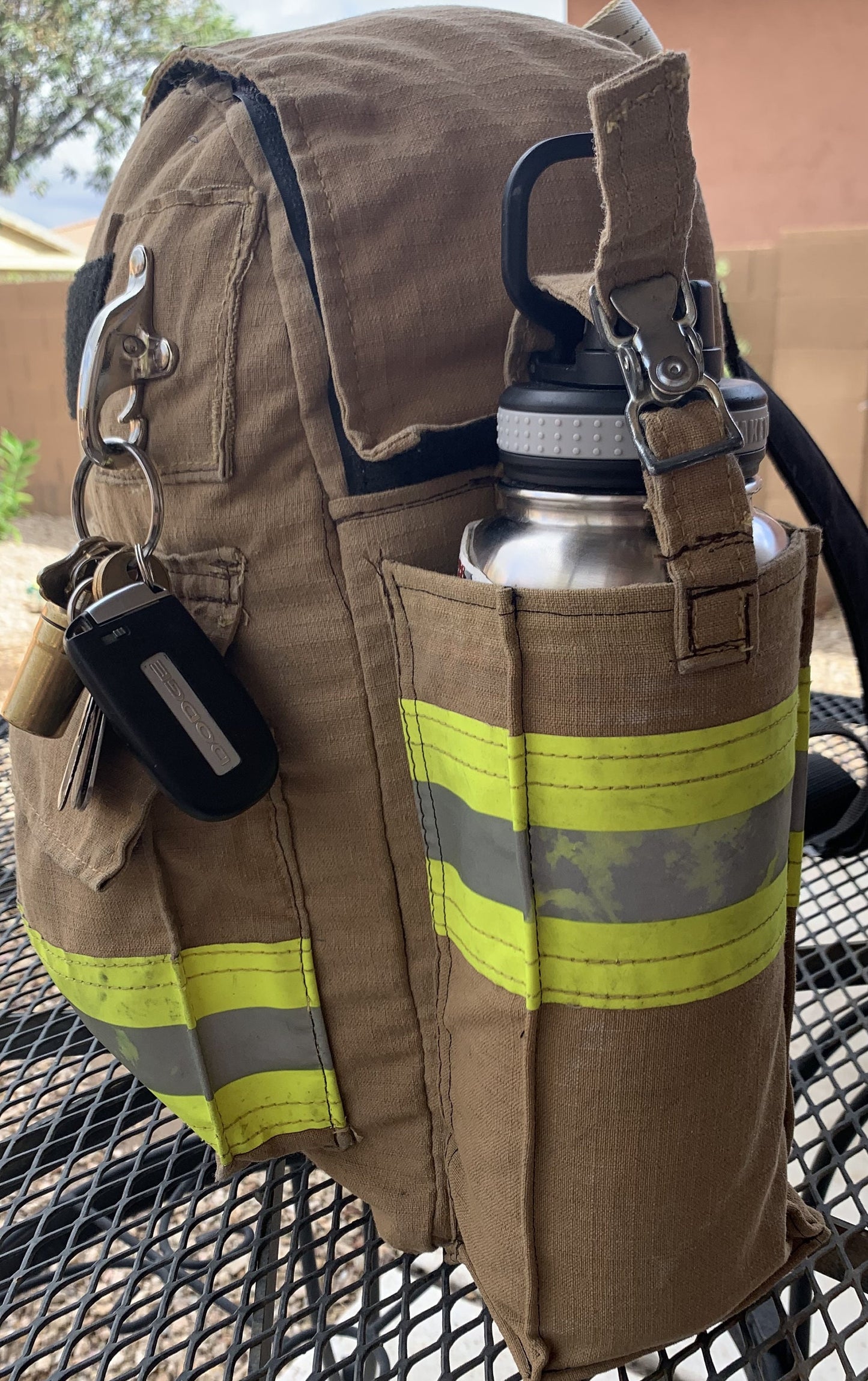Custom Firefighter Gear Backpack – Handmade Turnout Travel Bag