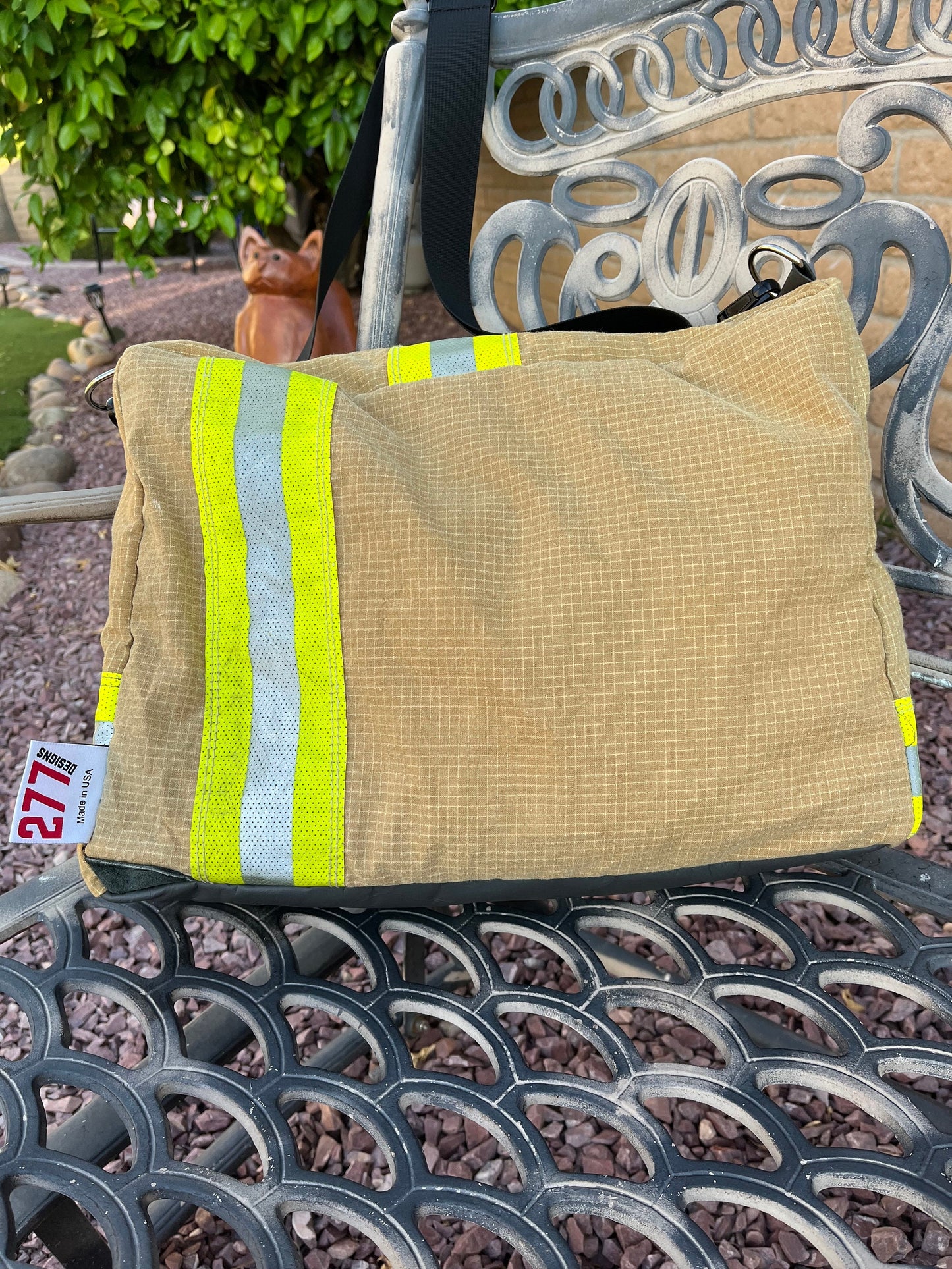 Firefighter Turnout Gear Messenger Bag- Unisex Laptop Bag
