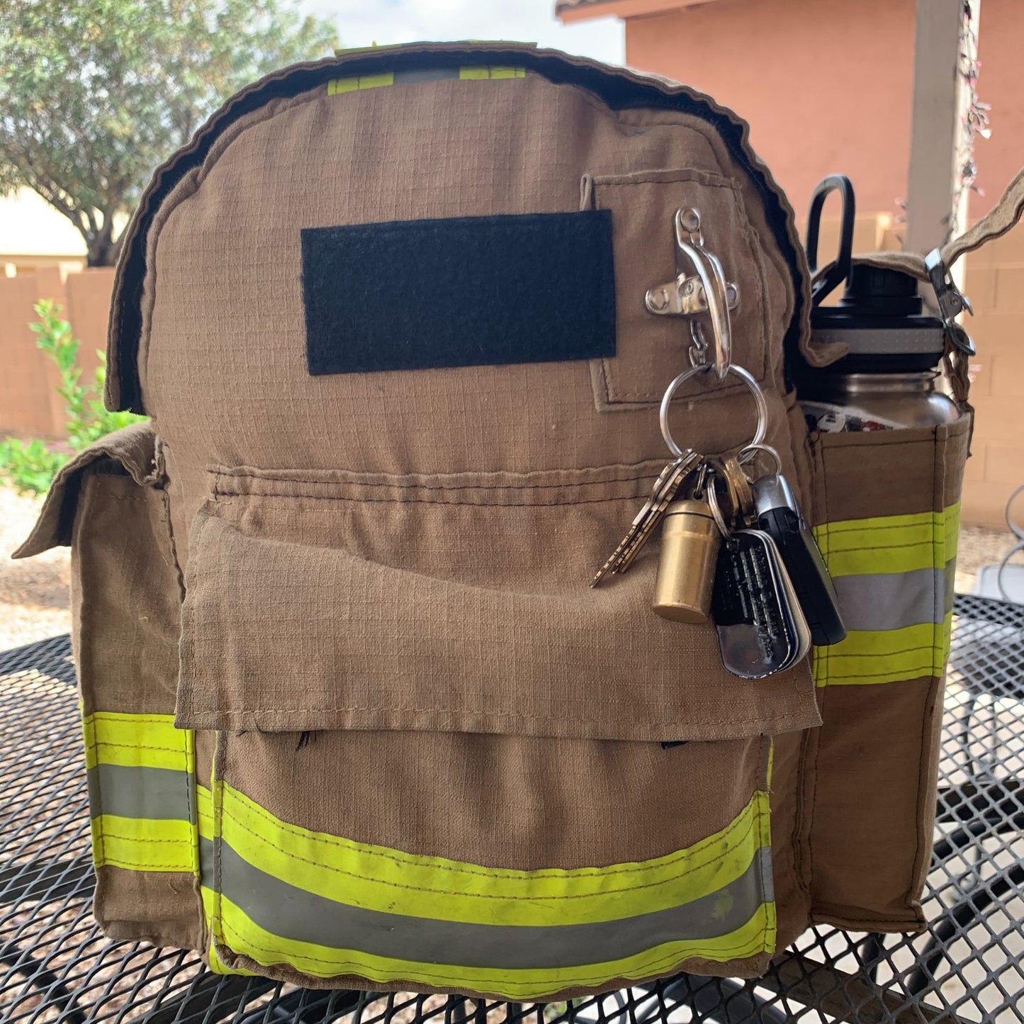 Custom Firefighter Gear Backpack – Handmade Turnout Travel Bag