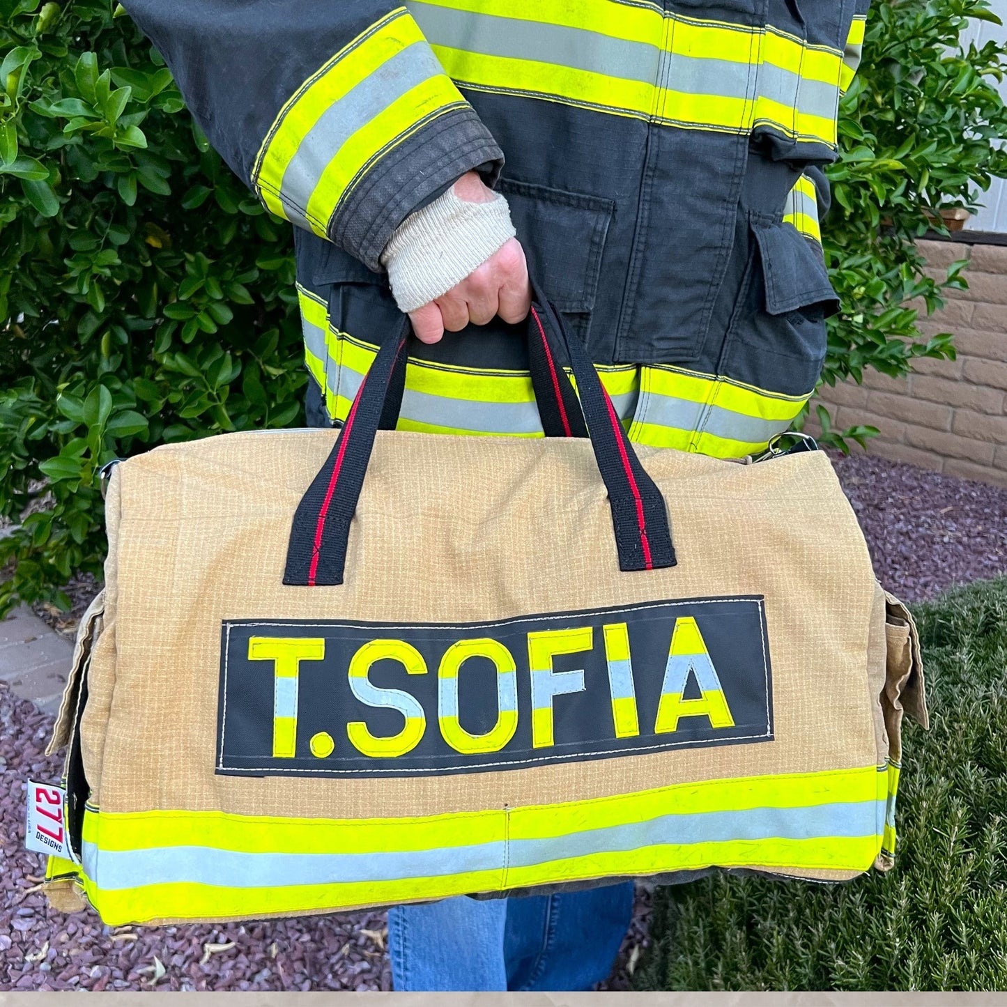 Service-Worn Turnout Gear Duffle Bag – One-of-a-Kind Build