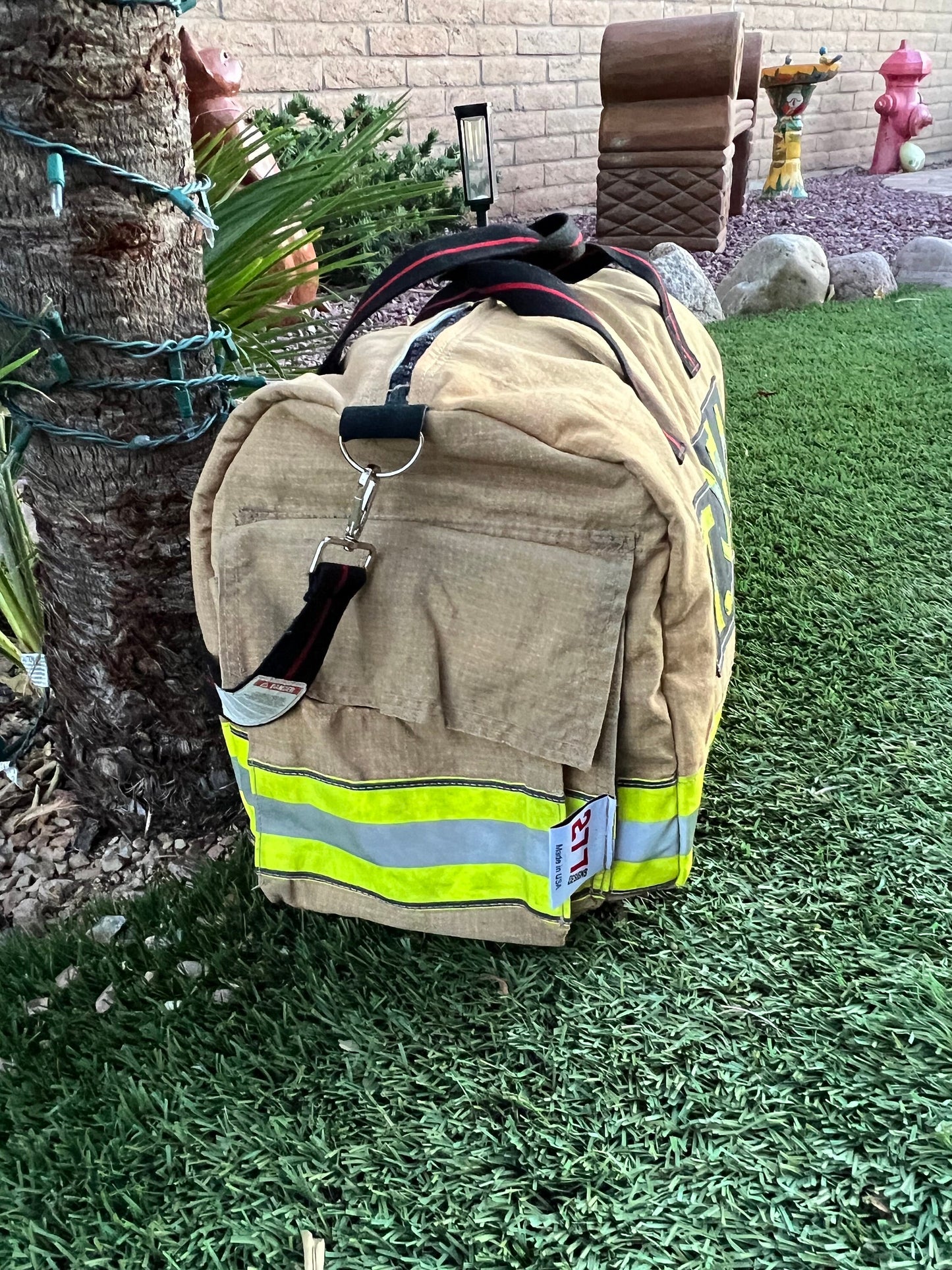 Service-Worn Turnout Gear Duffle Bag – One-of-a-Kind Build