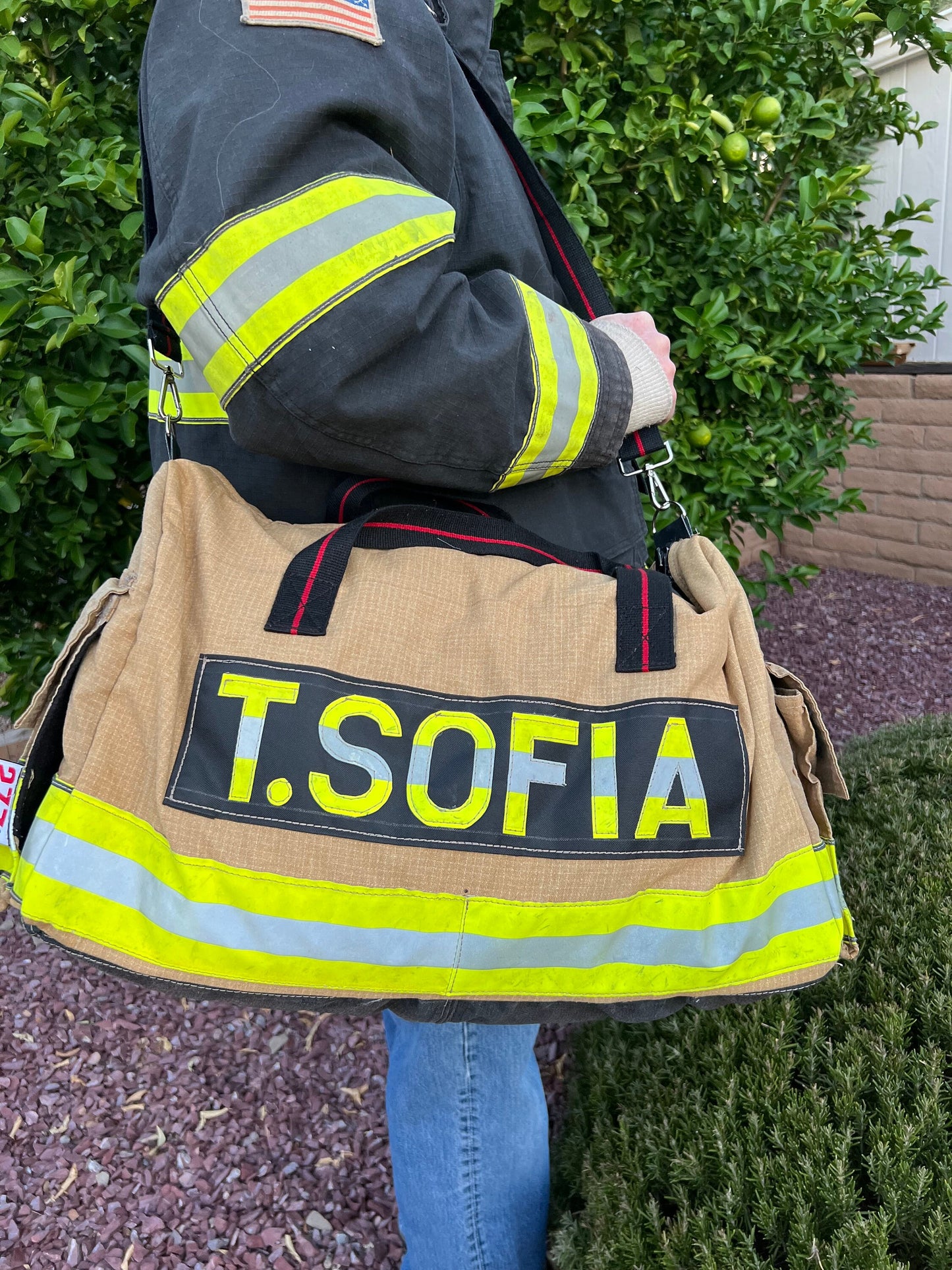 Service-Worn Turnout Gear Duffle Bag – One-of-a-Kind Build
