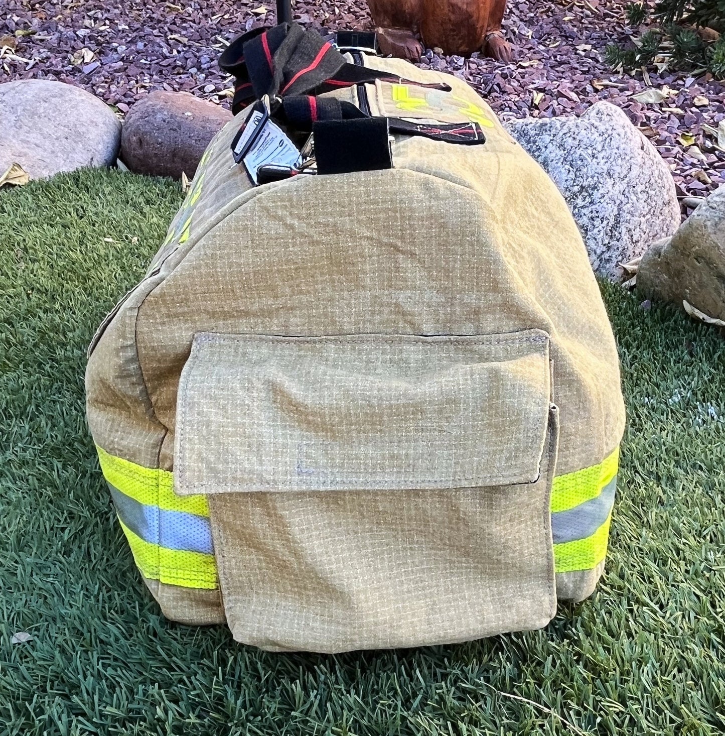 Firefighter Fire Gear Gym Duffle Bag Personalized