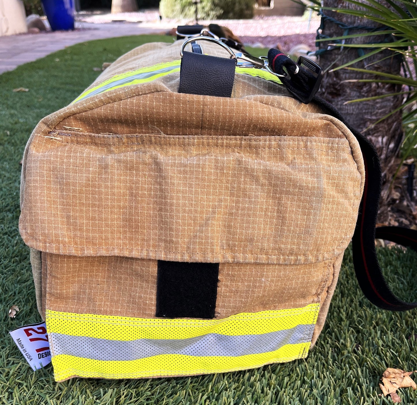 Firefighter Fire Gear Gym Duffle Bag Personalized