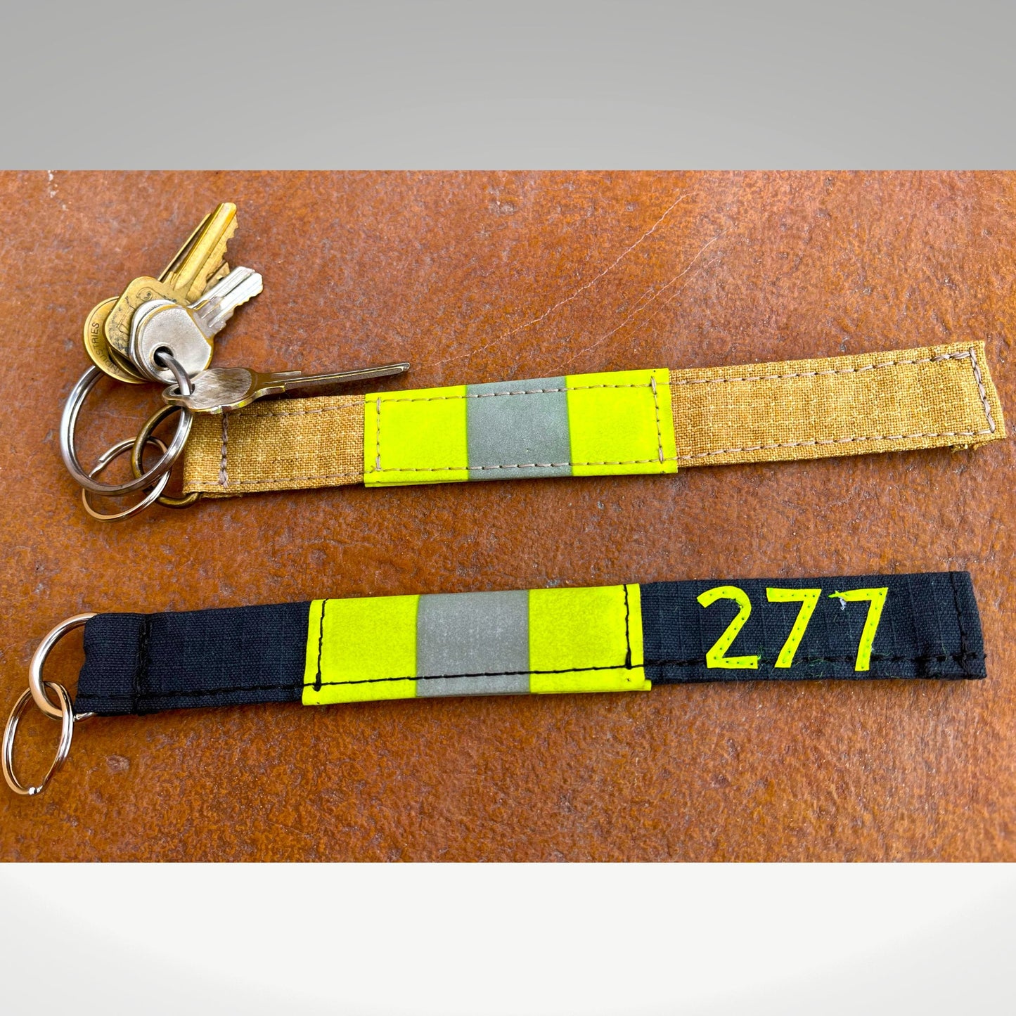 Firefighter Turnout Gear Keychain