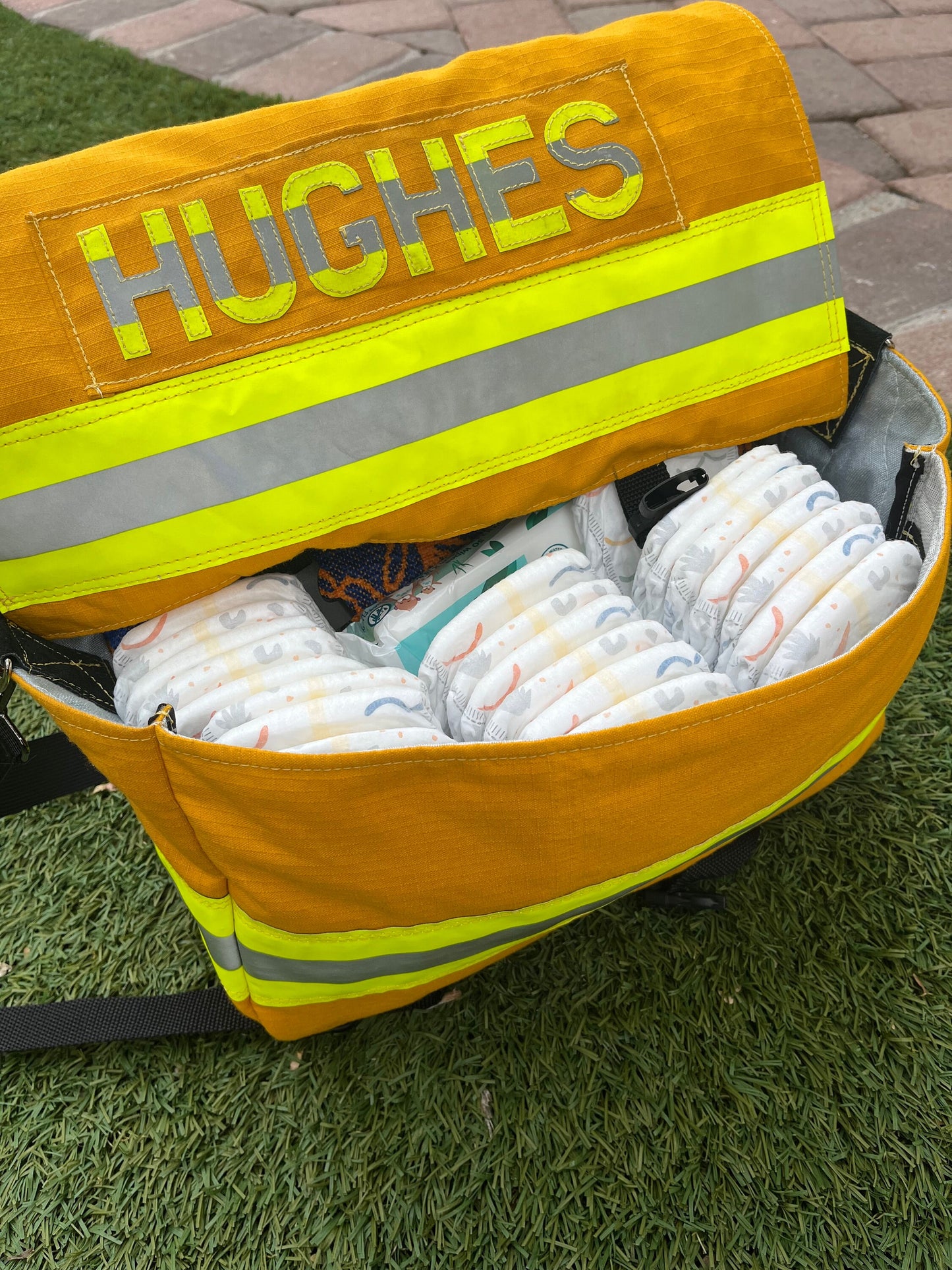 Firefighter Turnout Gear Diaper Bag