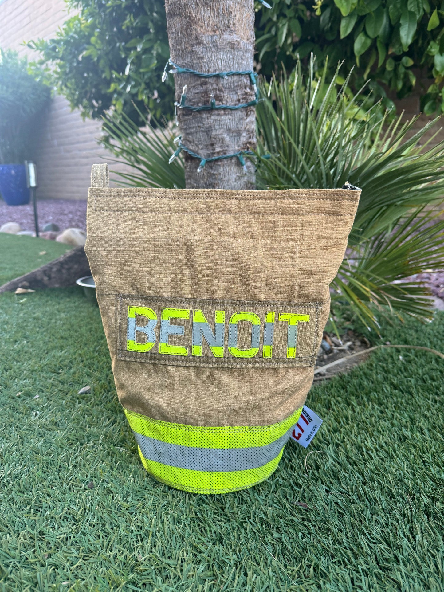 Fireman Personalized Durable SCBA Mask Bag