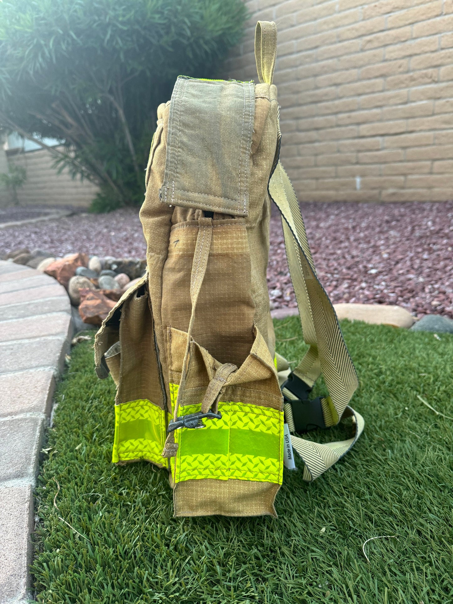 Firefighter Backpack with Glove Holder