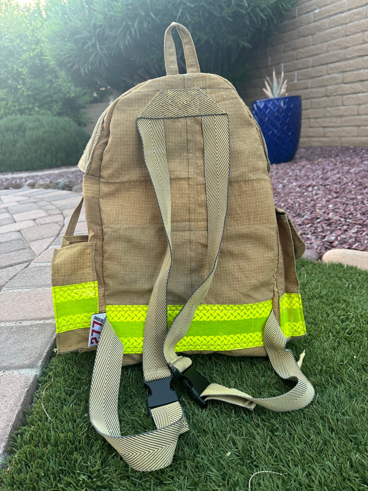 Firefighter Backpack with Glove Holder