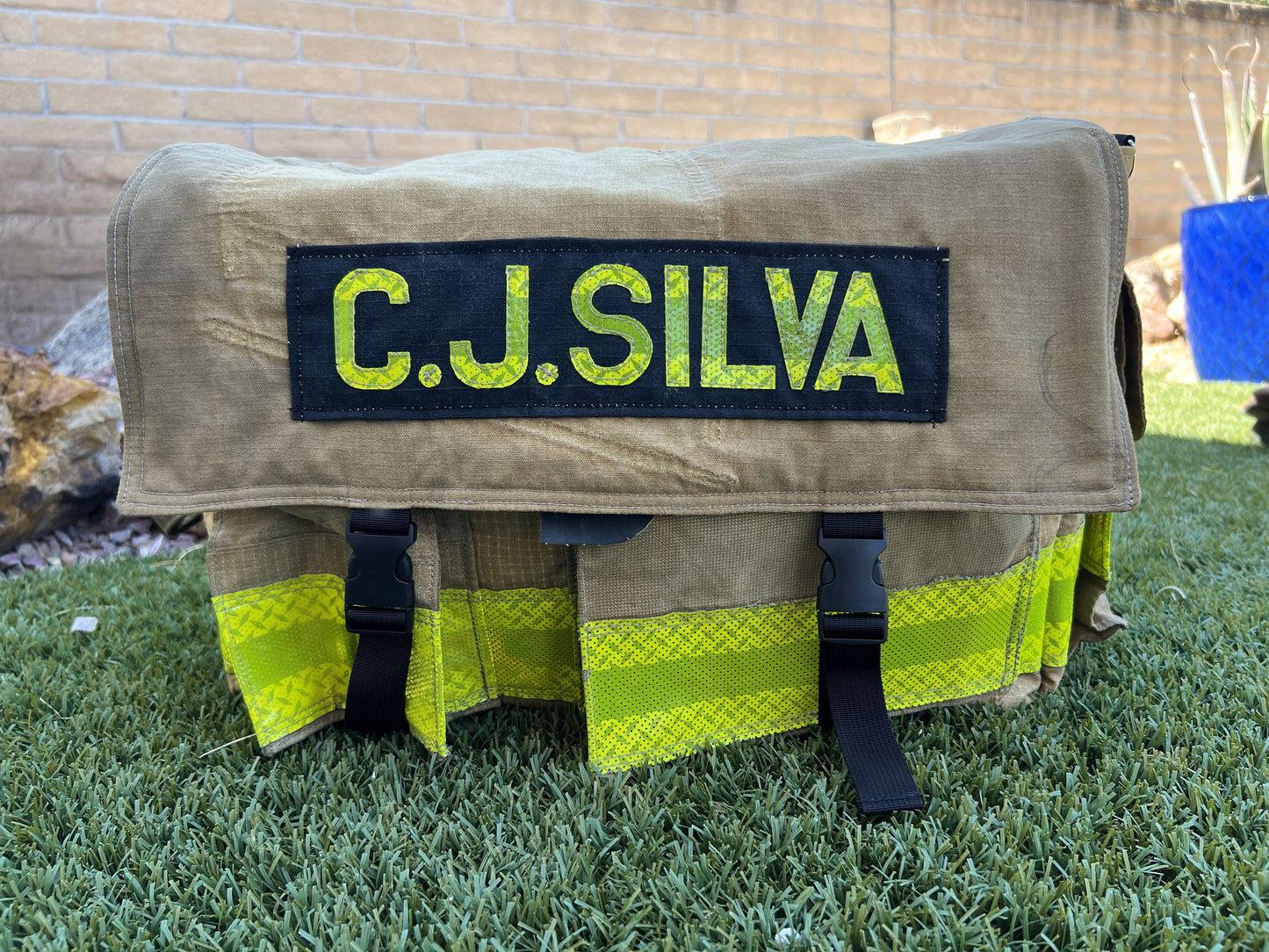 Custom Firefighter Shoulder Bag Messenger Style