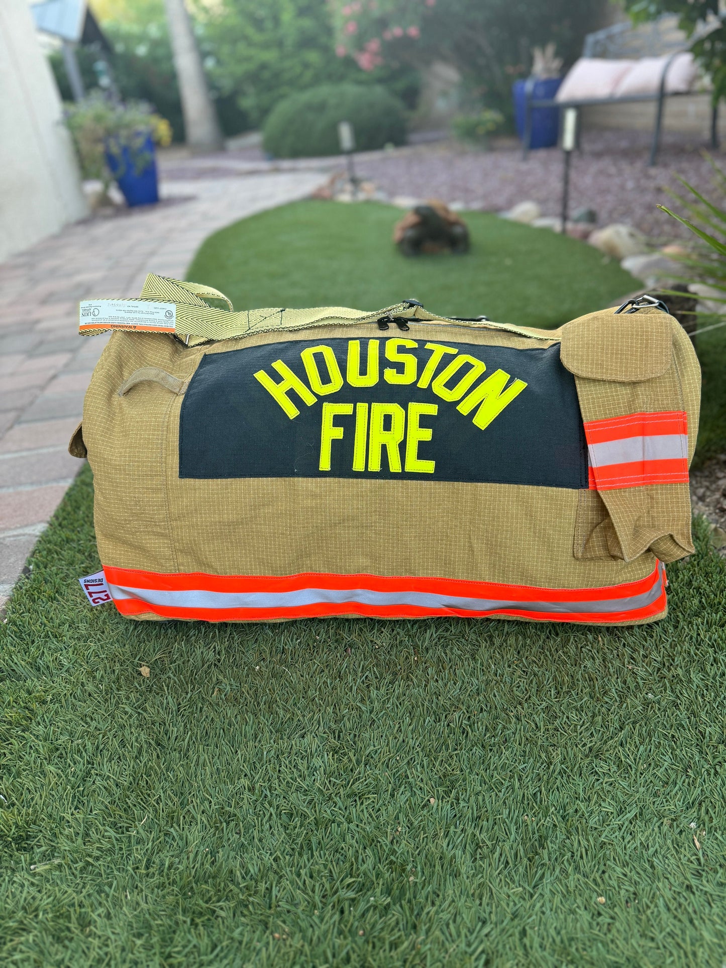 Firefighter Turnout Gear Duffle Bag – Oversized 27" Travel Edition