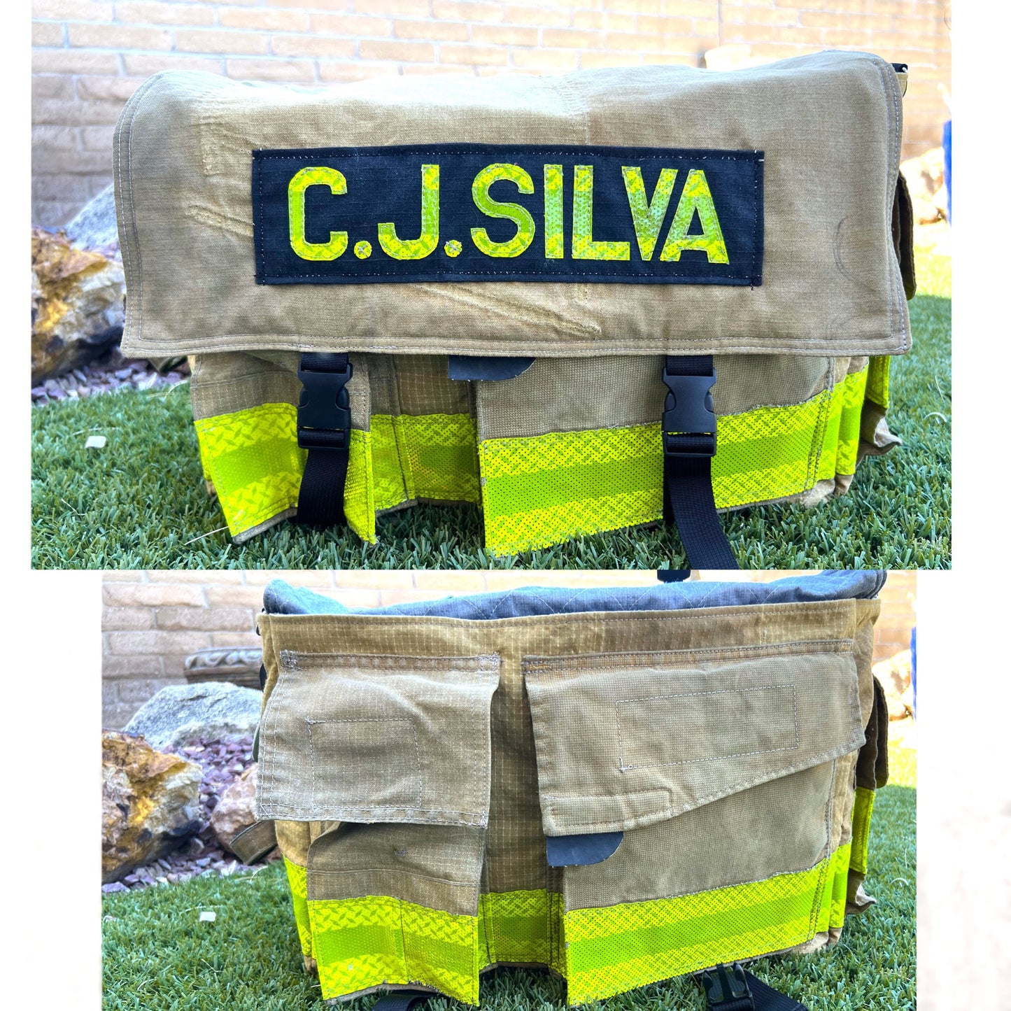 Custom Firefighter Shoulder Bag Messenger Style