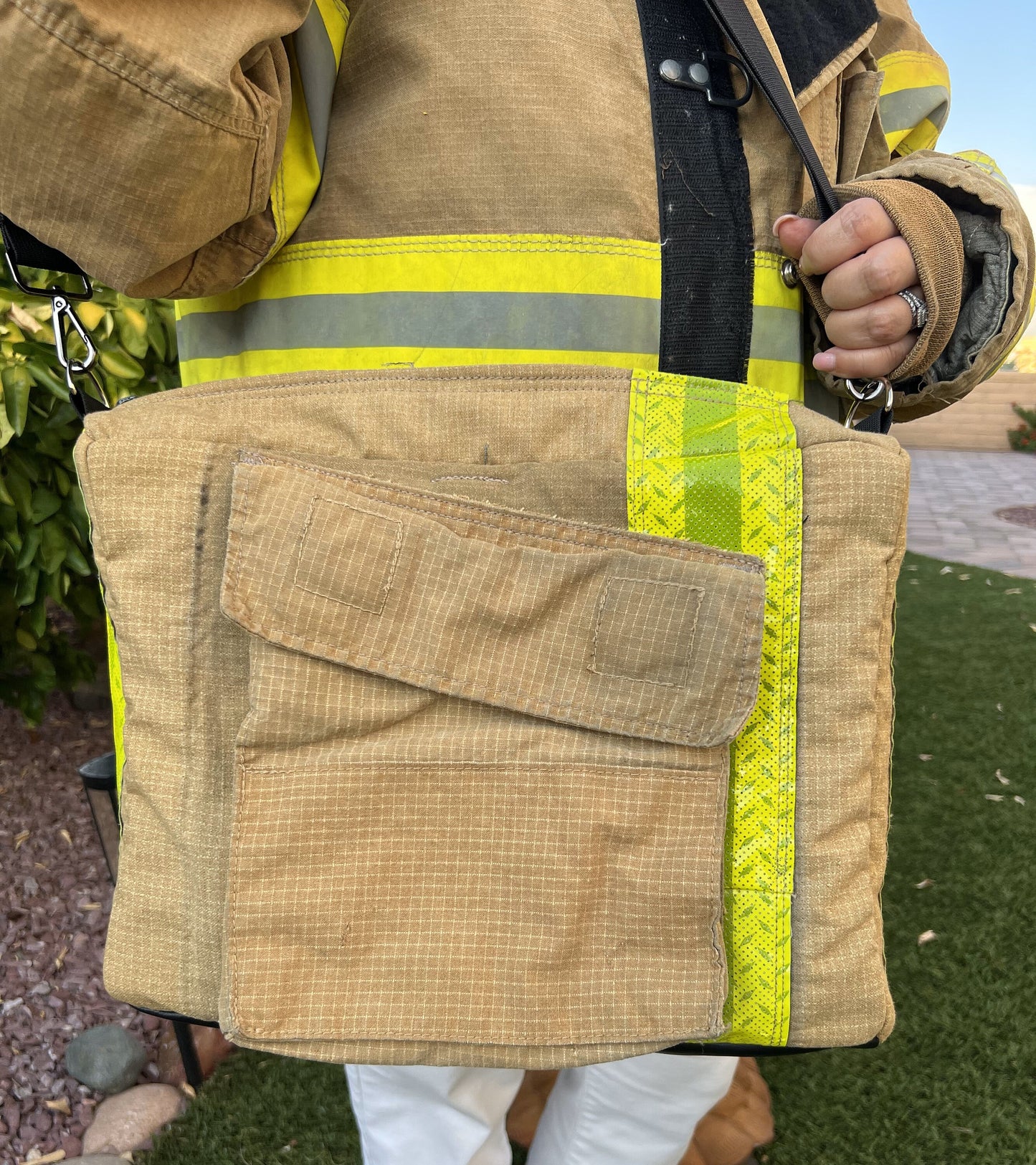 Laptop Personalized Firefighter Organizer Turnout Bag Sling Purse