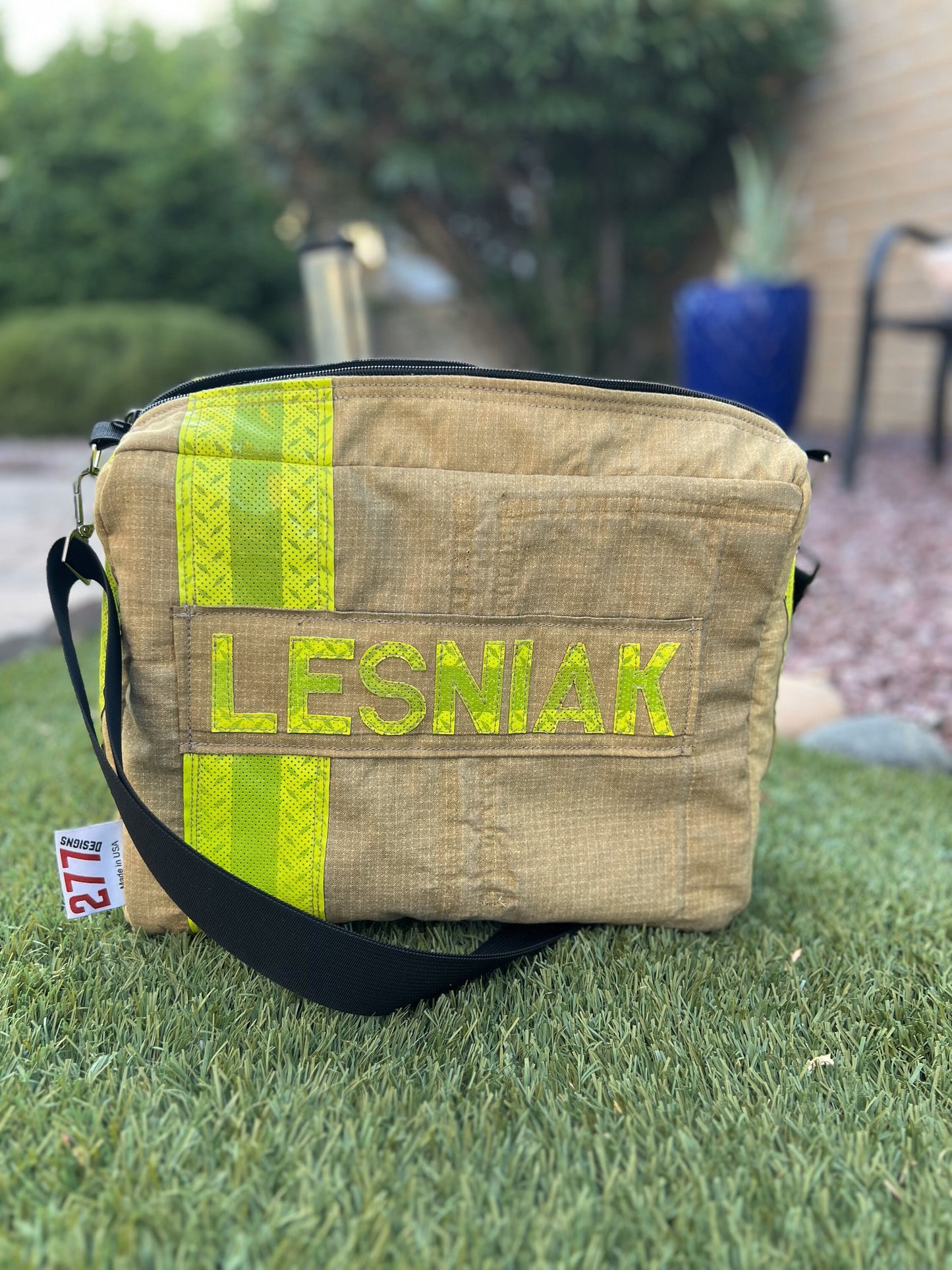 Laptop Personalized Firefighter Organizer Turnout Bag Sling Purse