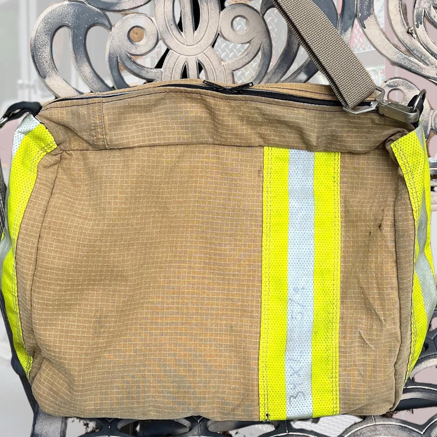 Firefighter Turnout Gear Messenger Bag- Unisex Laptop Bag