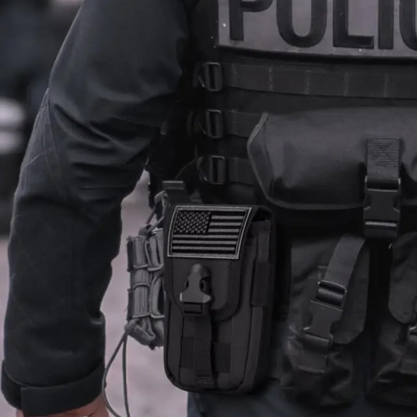 Policemen Phone Pouch MOLLE Clip Belt