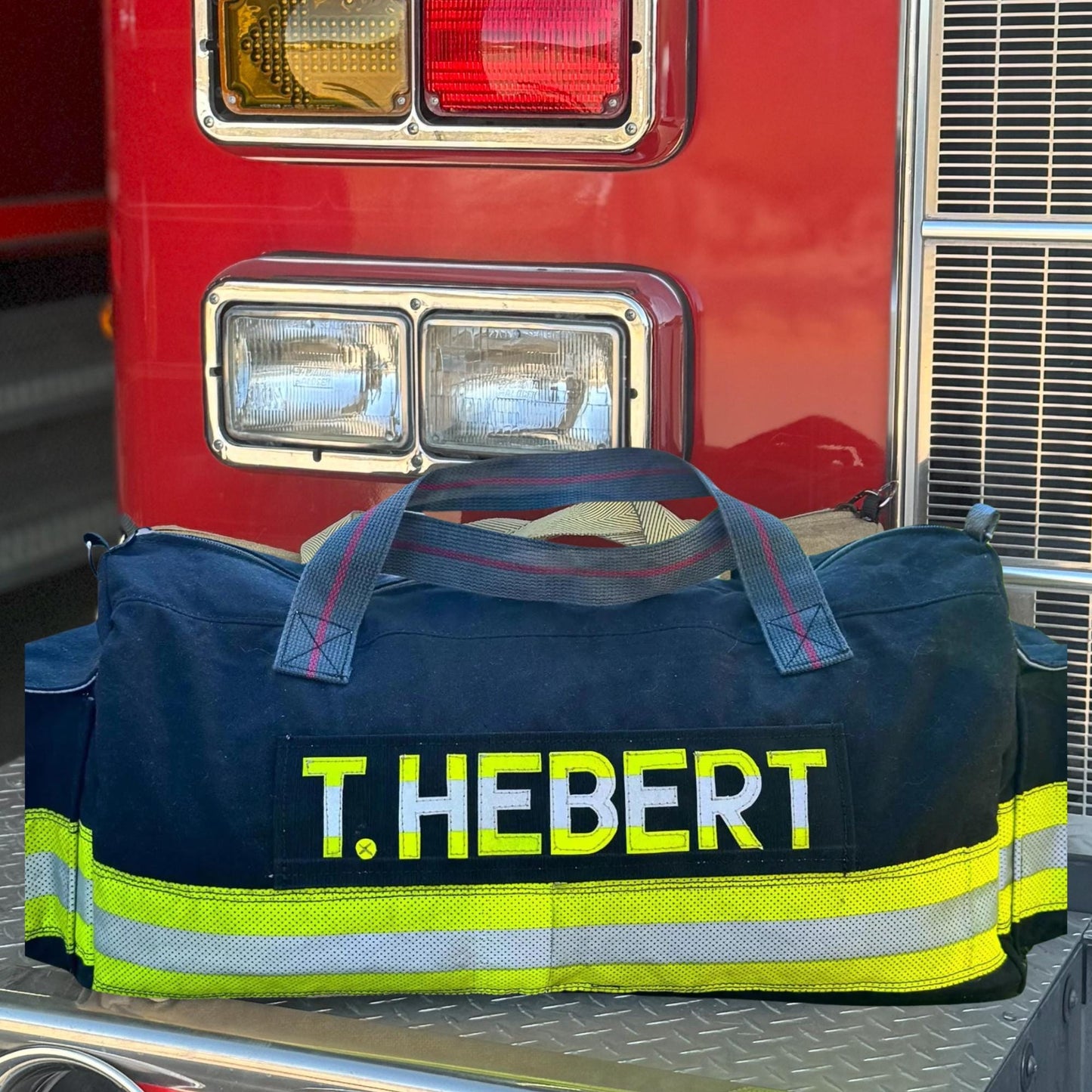 Firefighter Turnout Gear Duffle Bag – Black Turnout Edition