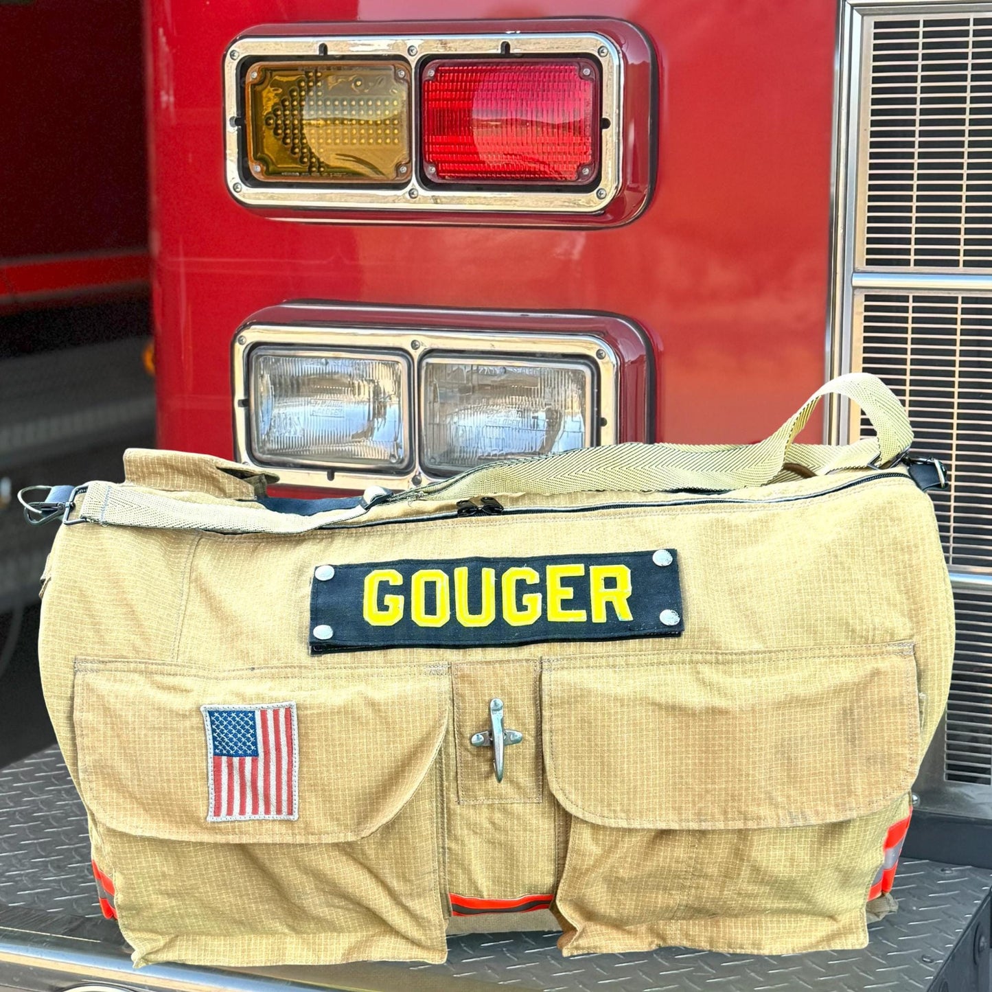 Firefighter Turnout Gear Duffle Bag – Oversized 27" Travel Edition