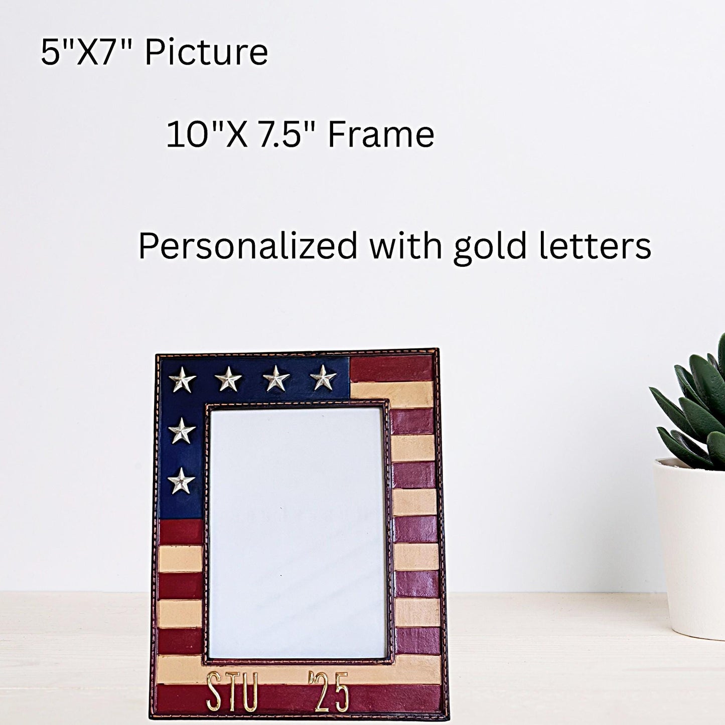 Personalized Police Statue and Photo Frame