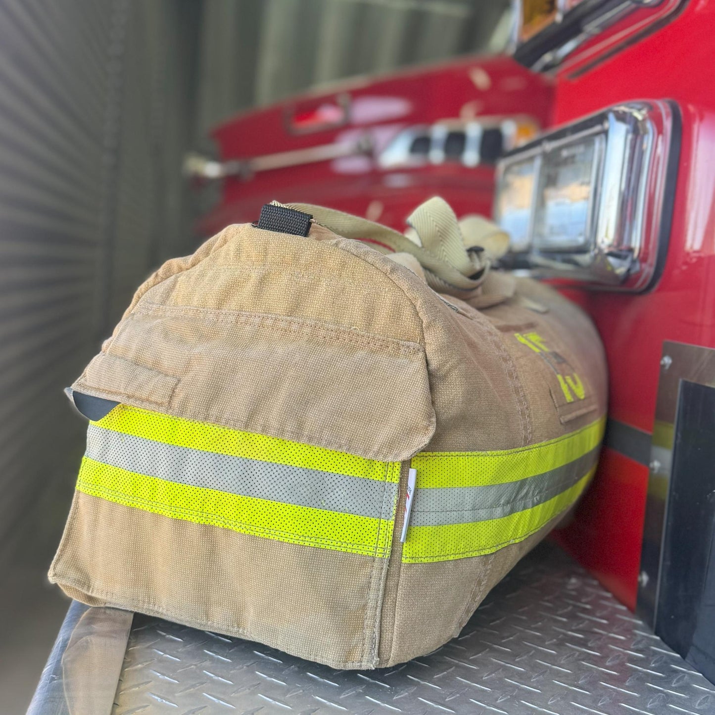 Sturdy Firefighter Duffle Travel Luggage Bag