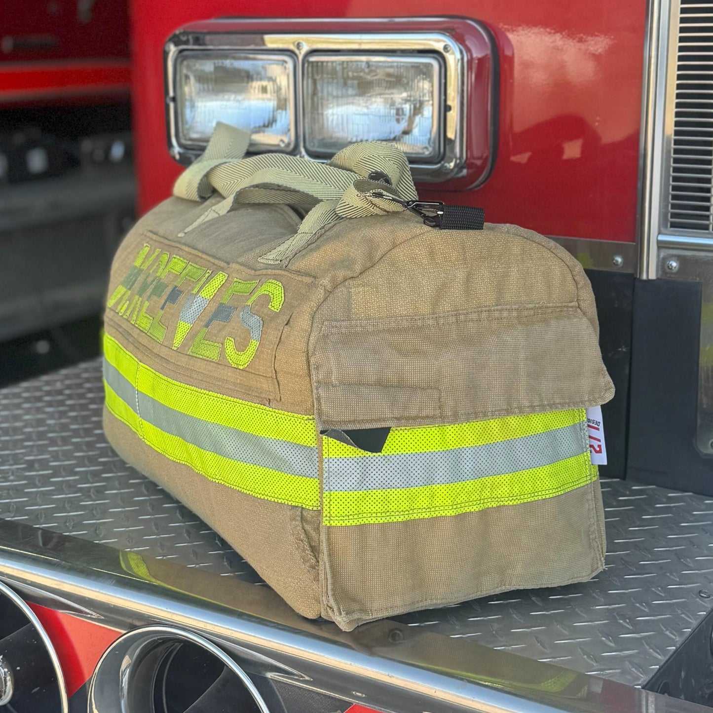 Sturdy Firefighter Duffle Travel Luggage Bag