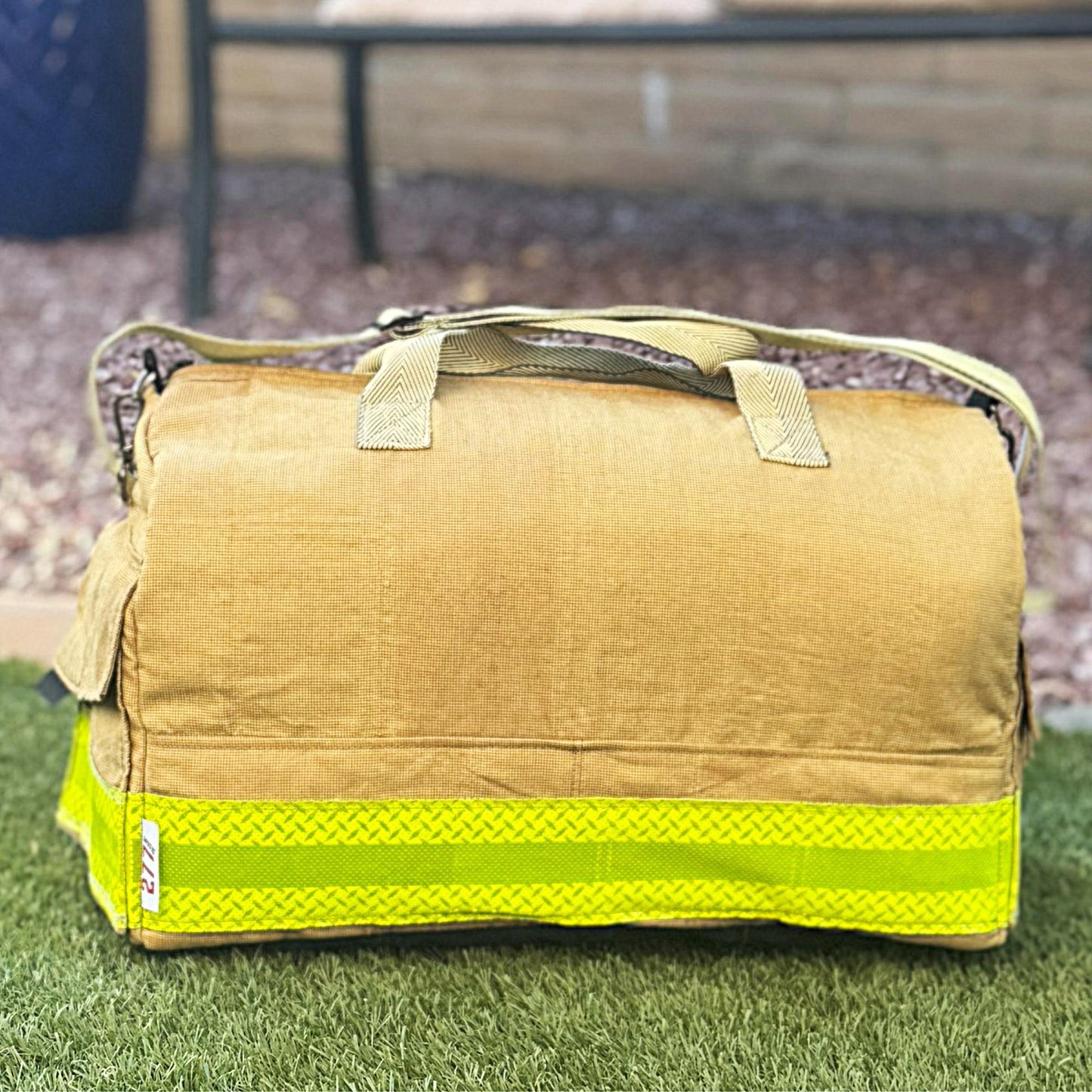 Firefighter Legacy Turnout Gear Duffel Bag – Handmade from Authentic Retired Fire Gear