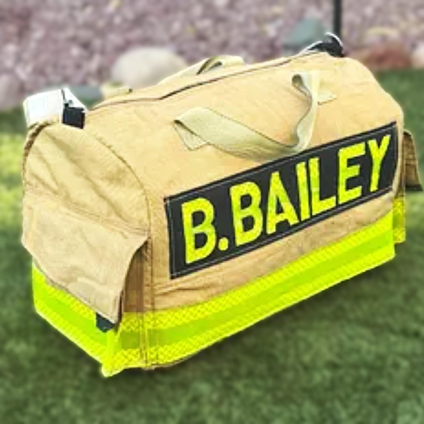 Firefighter Legacy Turnout Gear Duffel Bag – Handmade from Authentic Retired Fire Gear