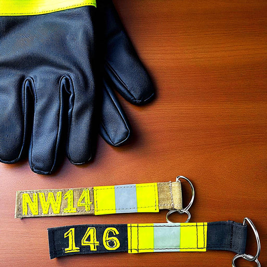 Firefighter Turnout Gear Keychain