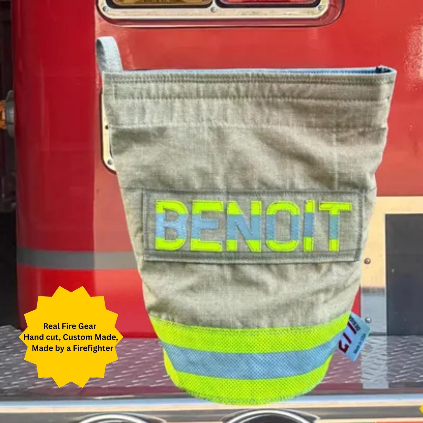 Fireman Personalized Durable SCBA Mask Bag