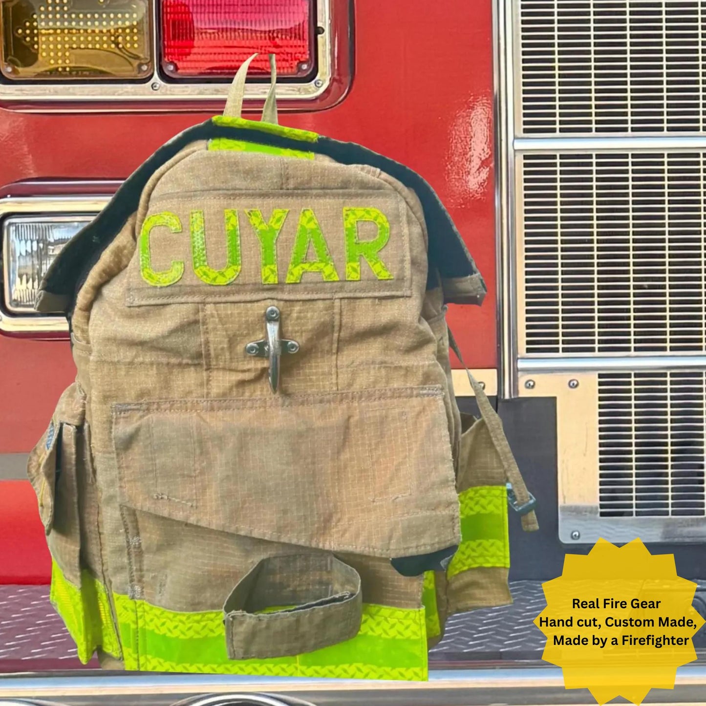 Firefighter Backpack with Glove Holder