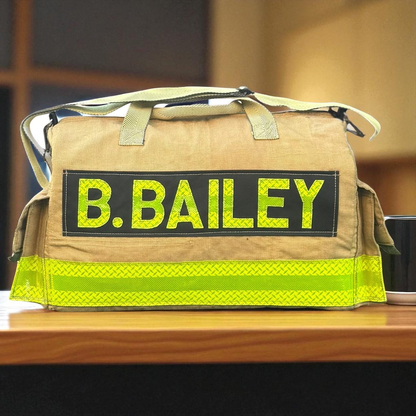 Firefighter Legacy Turnout Gear Duffel Bag – Handmade from Authentic Retired Fire Gear