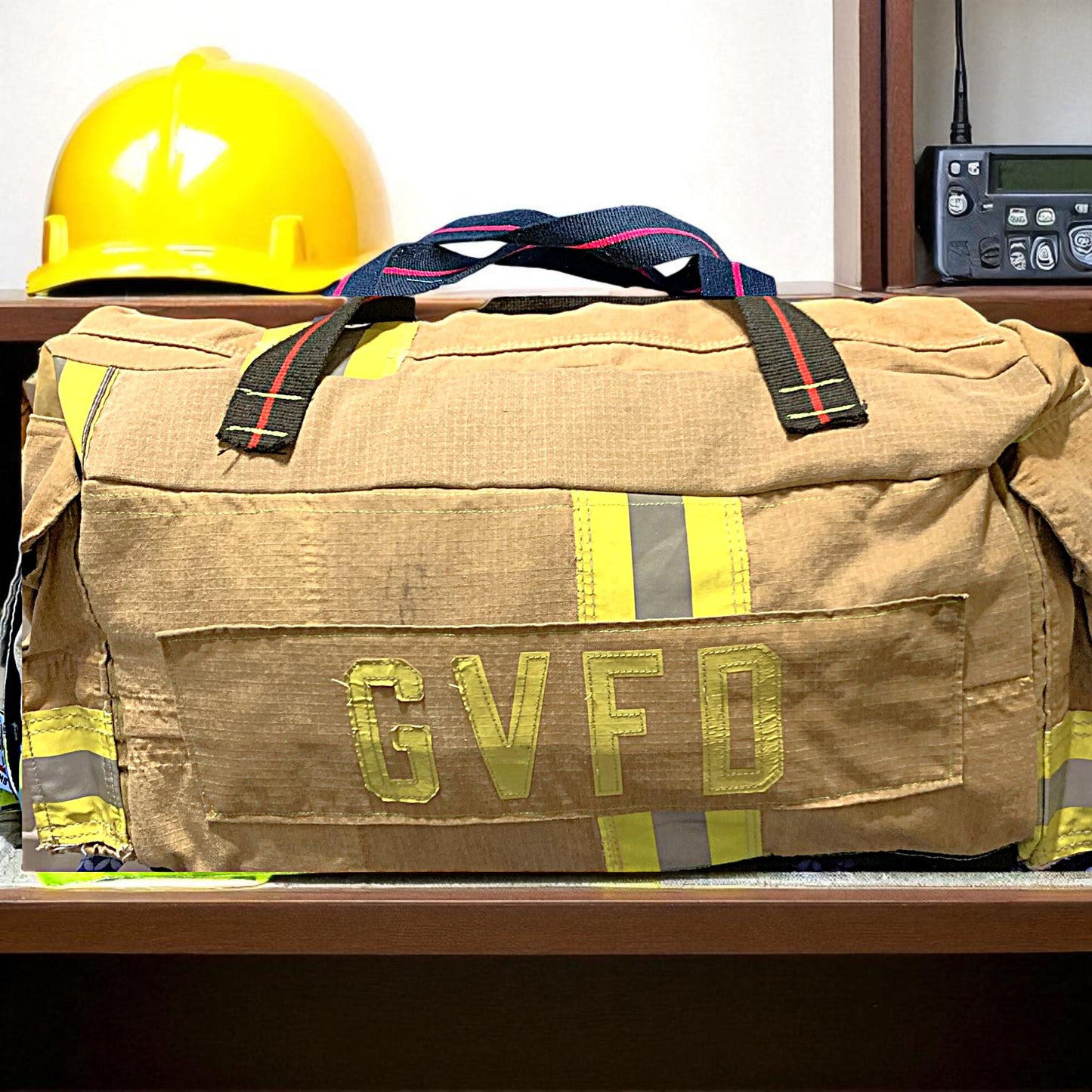 Firefighter Legacy Duffle Bag – Handcrafted from Turnout Gear