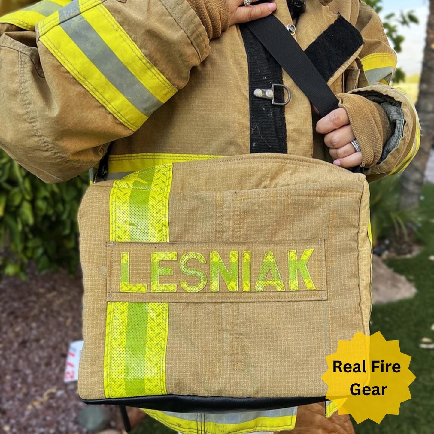 Laptop Personalized Firefighter Organizer Turnout Bag Sling Purse