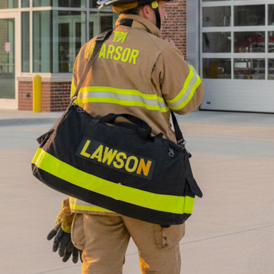 Firefighter Turnout Gear Duffle Bag – Black Turnout Edition