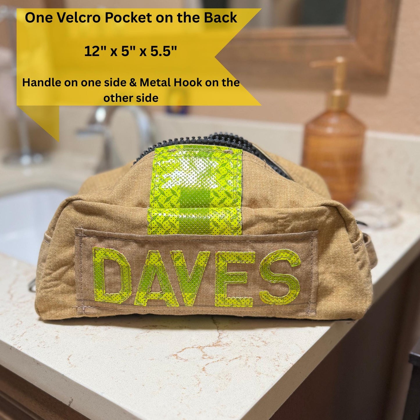 Personalized Shaving Kit Gift for Him Toiletry Bag